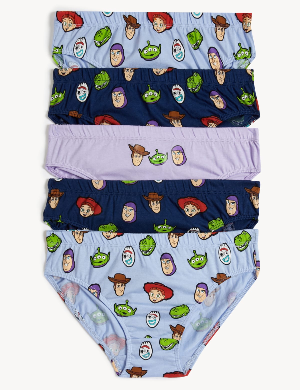 

Marks & Spencer 5pk Pure Cotton Toy Story™ Briefs (BOYS, BLUE MIX, 4-5 Y)