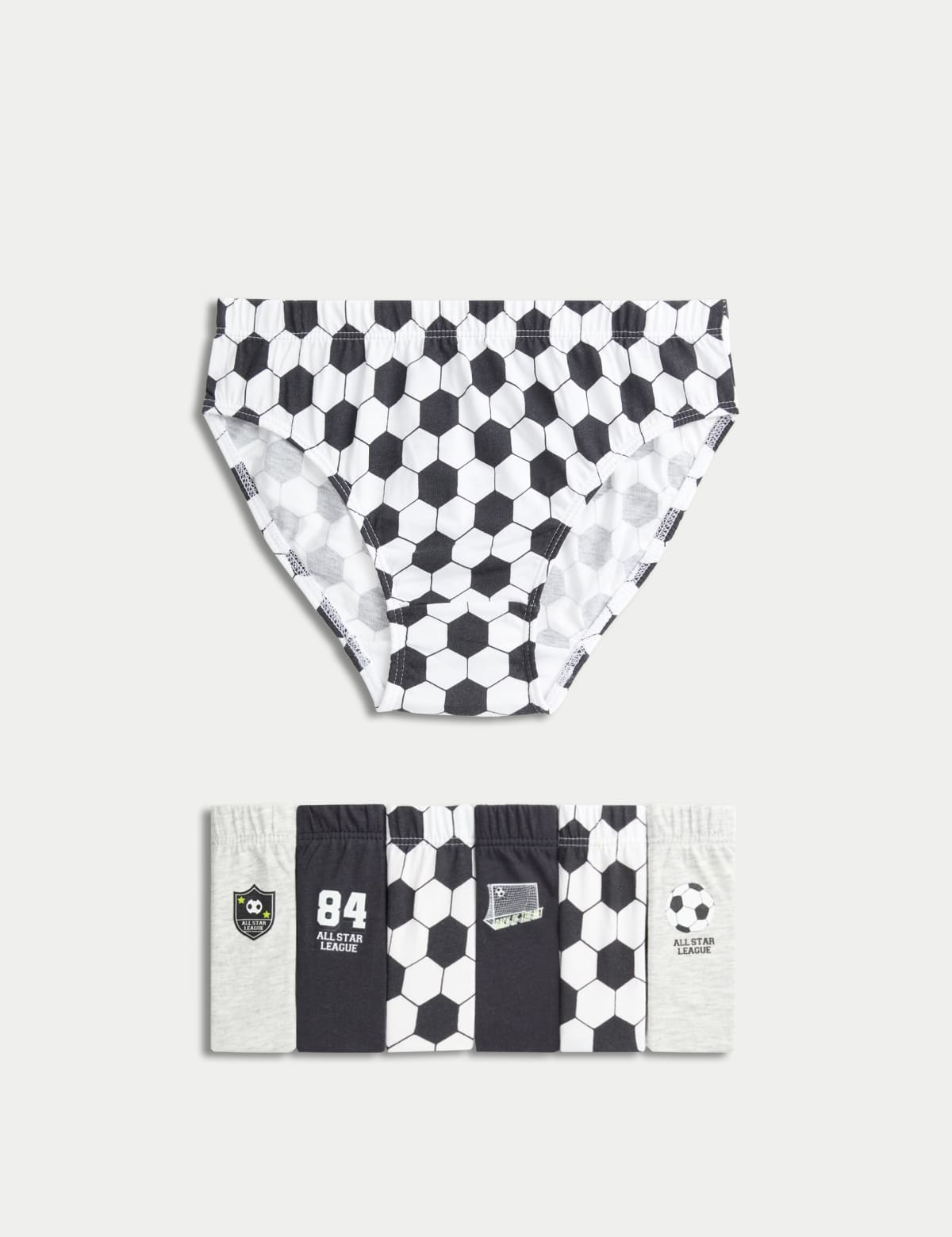 

Marks & Spencer 7pk Pure Cotton Football Briefs (2-8 Yrs) (BOYS, BLACK MIX, 6-7 Y)