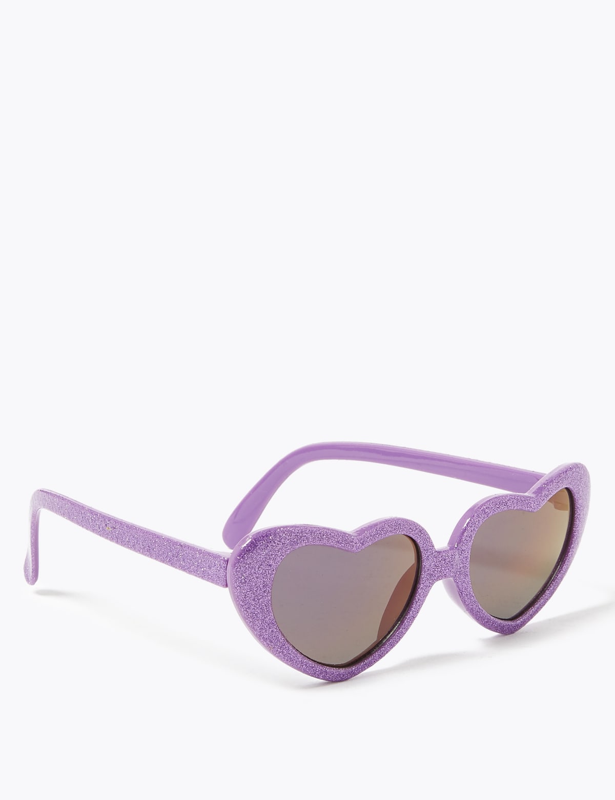 

Marks & Spencer Kids' Smaller Frame Glitter Heart Sunglasses (GIRLS, LILAC)