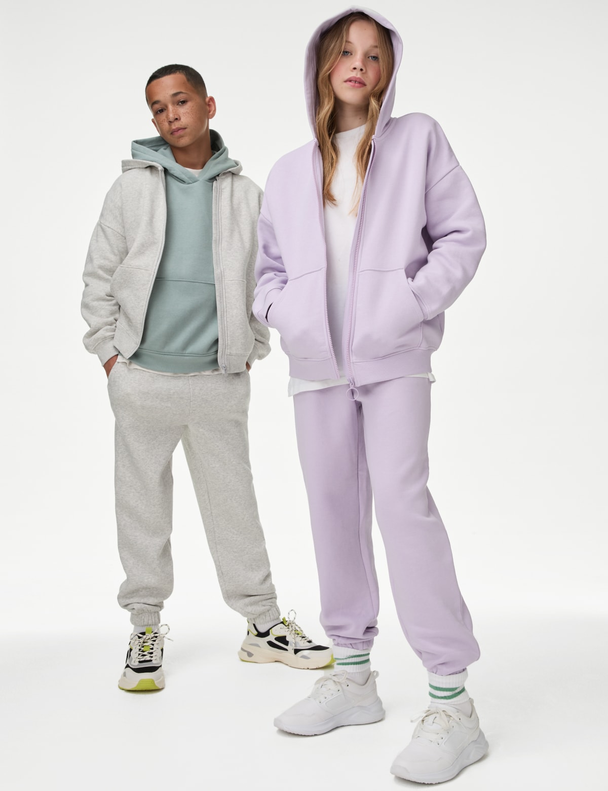 

Marks & Spencer Cotton Rich Joggers (6-16 Yrs) (GIRLS, LILAC, 6-7 Y)