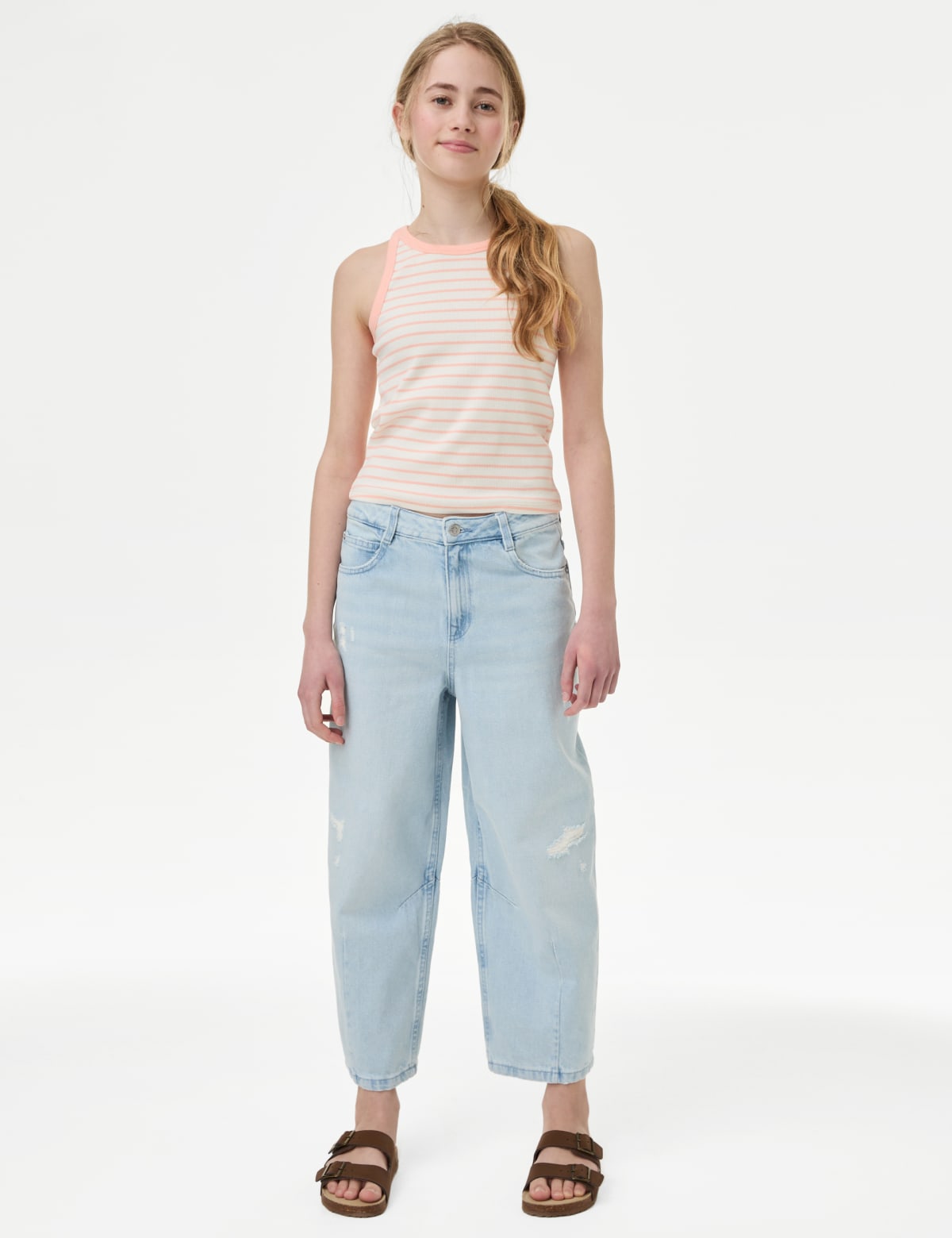 

Marks & Spencer Balloon Denim Jeans (6-16 Yrs) (GIRLS, MED BLUE DENIM, 11-12)