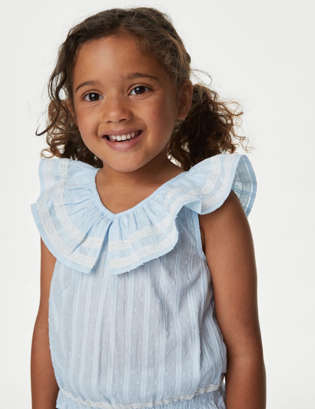 

Marks & Spencer Pure Cotton Woven Top (2 - 8 Yrs) (GIRLS, LIGHT BLUE, 5-6 Y)