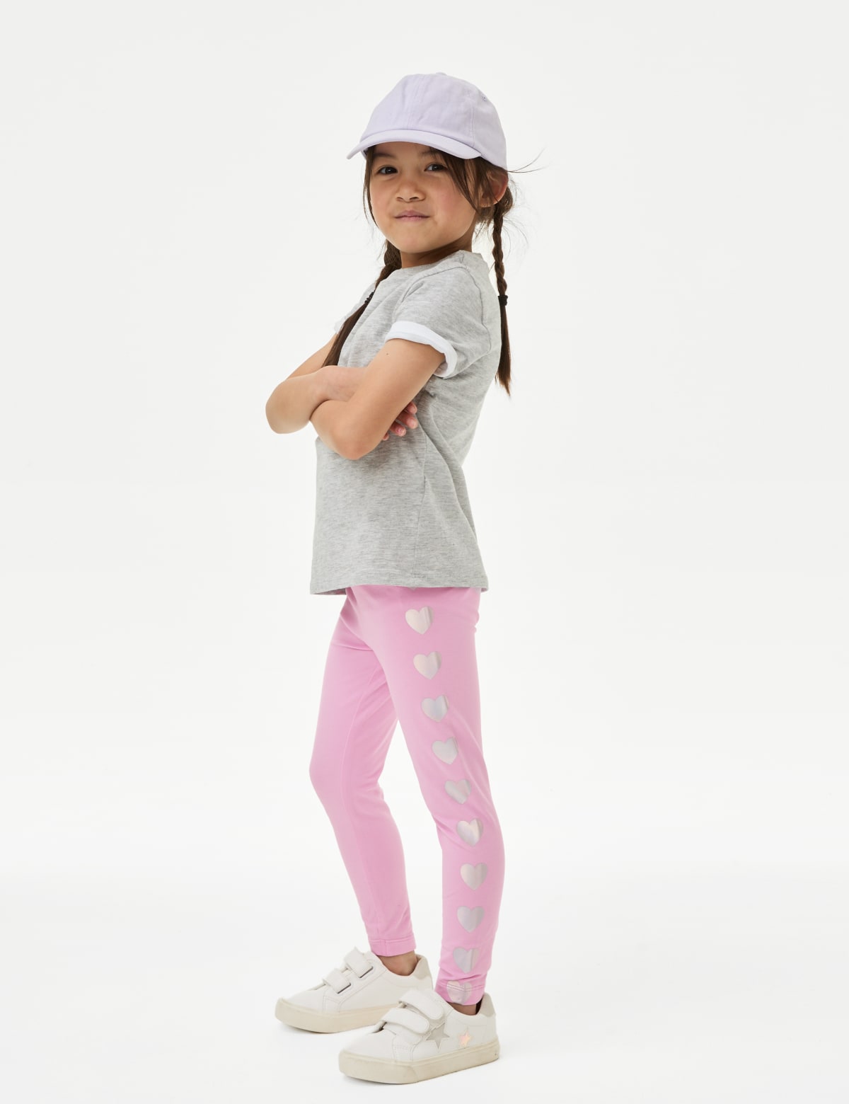 

Marks & Spencer Cotton Rich Leggings (2-8 Yrs) (GIRLS, PINK, 4-5 Y)