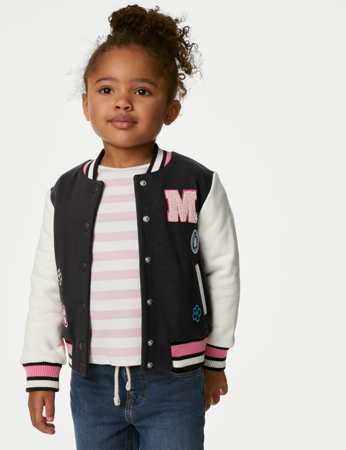 

Marks & Spencer Cotton Rich Minnie Mouse™ Bomber (2-8 Yrs) (GIRLS, CARBON, 3-4 Y)
