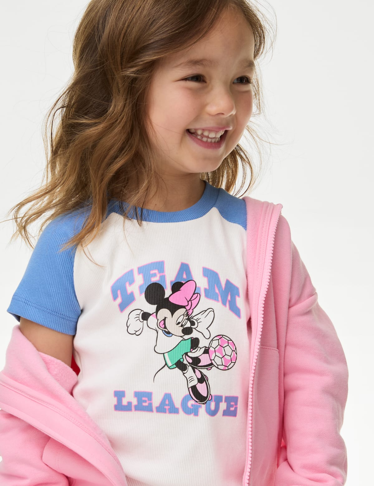 

Marks & Spencer Cotton Rich Minnie Mouse™ T-Shirt (2-8 Years) (GIRLS, BLUE MIX, 2-3 Y)