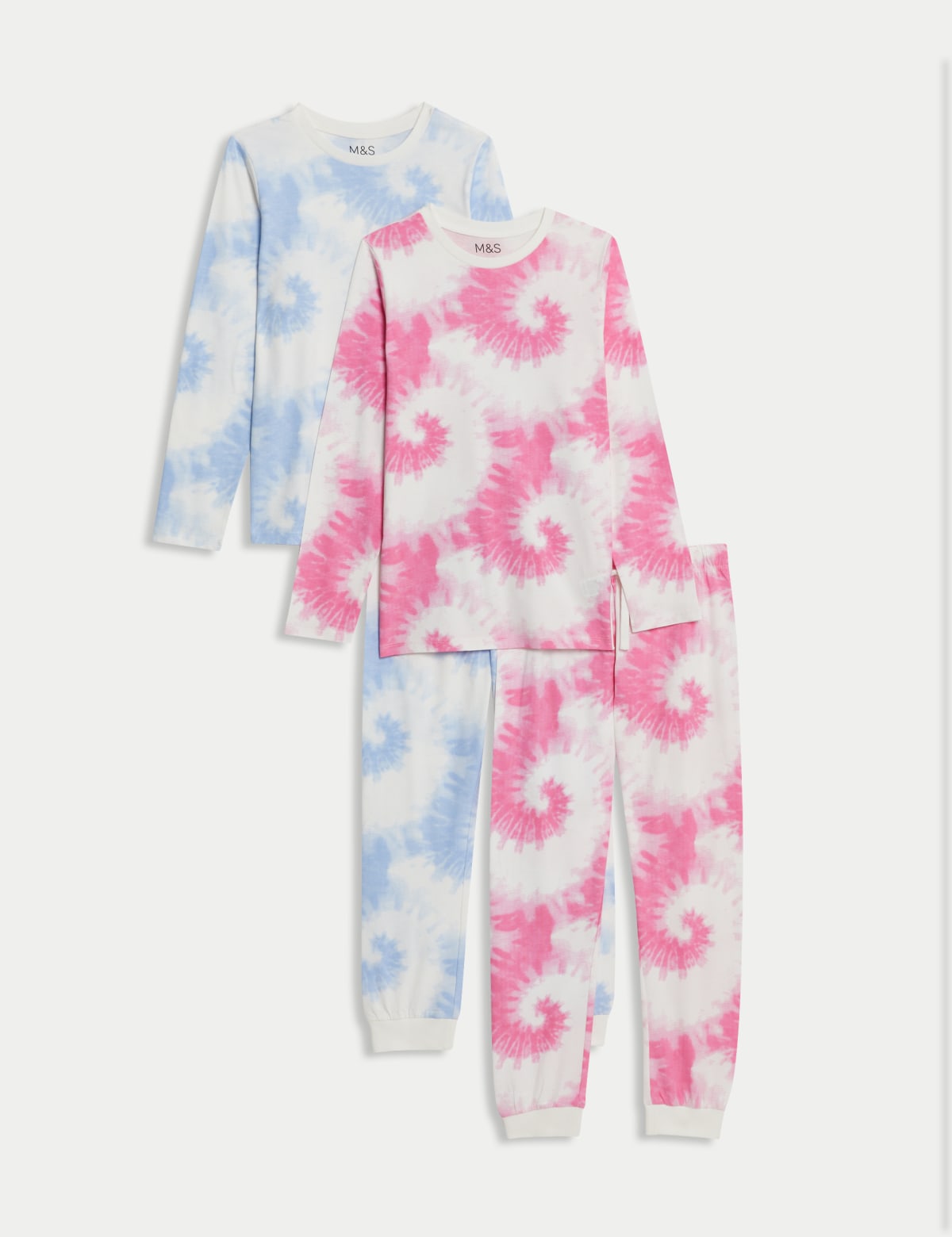 

Marks & Spencer 2pk Pure Cotton Tie Dye Pyjamas (6-16 Yrs) (GIRLS, PINK MIX, 13-14)