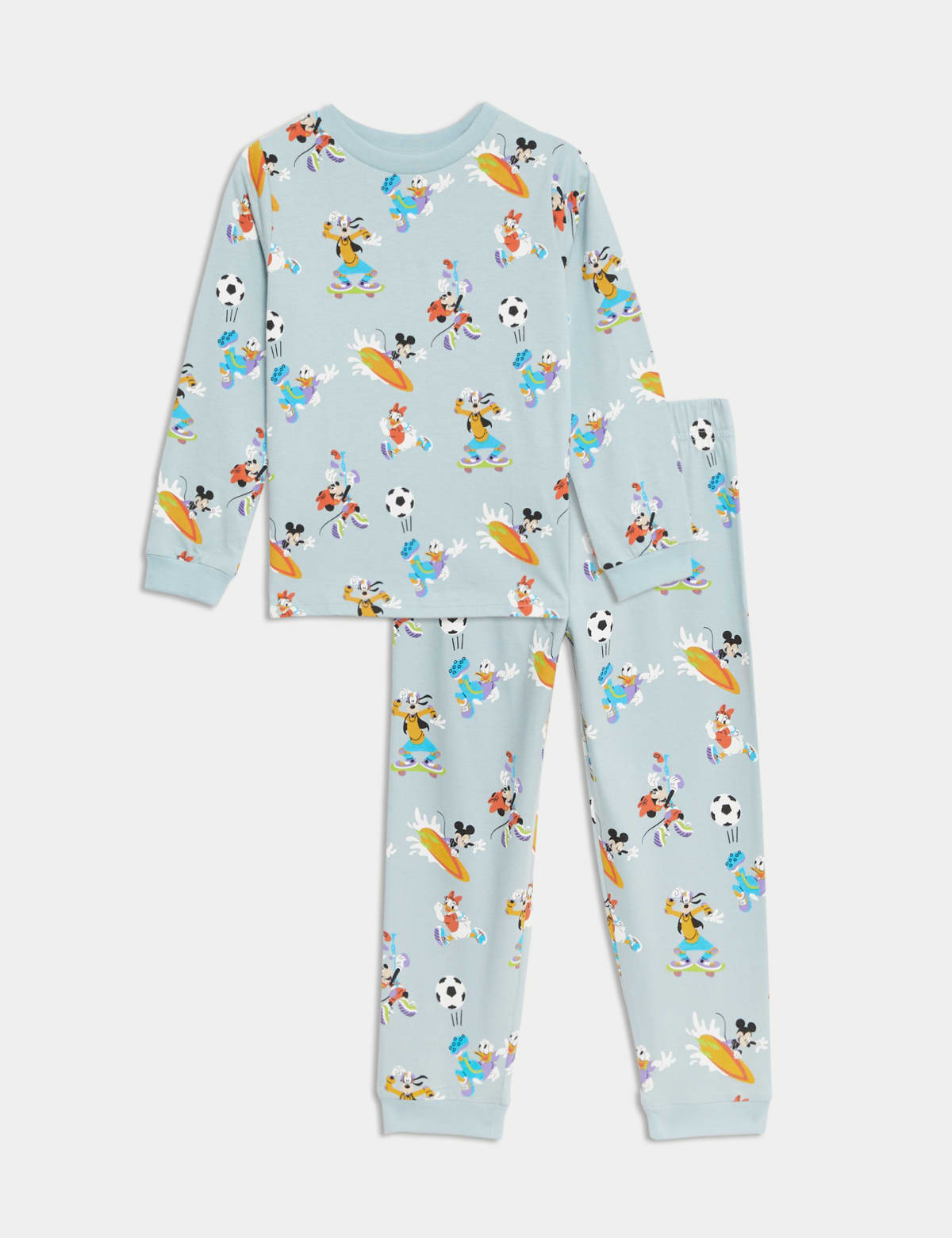

Marks & Spencer Pure Cotton Mickey Mouse™ Pyjamas (1-8 Yrs) (BOYS, SOFT PEACOCK, 6-7 Y)