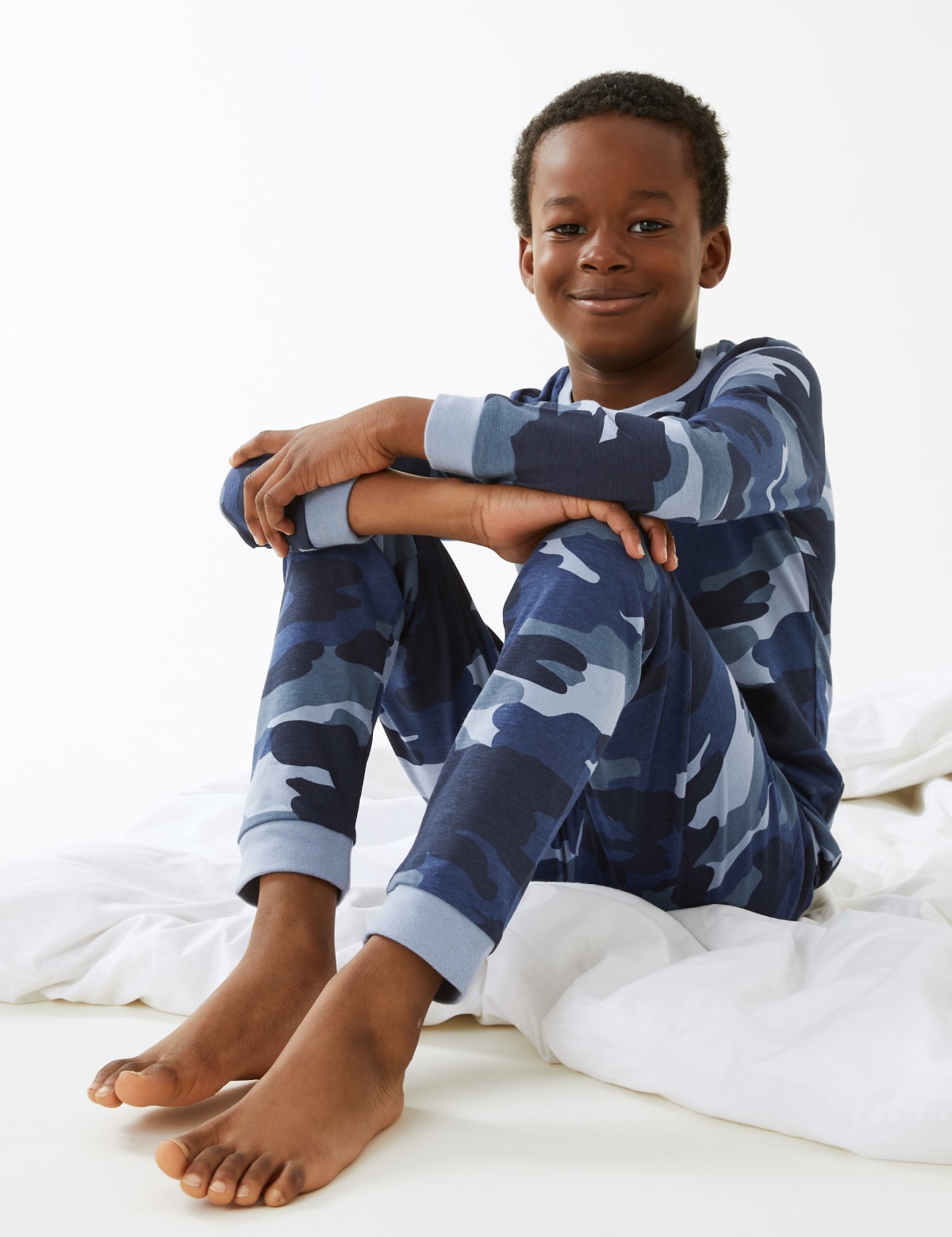 

Marks & Spencer Cotton Rich Camouflage Pyjamas (7-16 Yrs) (BOYS, BLUE MIX, 7-8 Y)