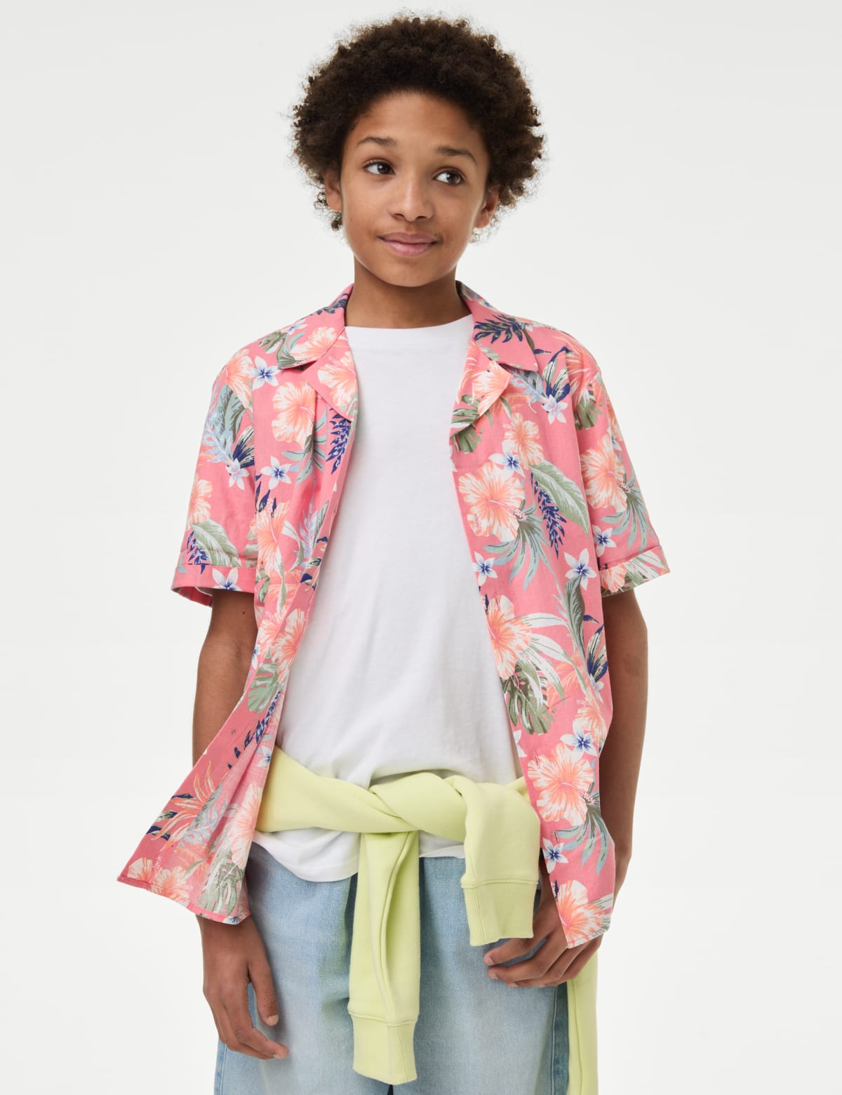 

Marks & Spencer 2pc Pure Cotton Shirt & T-Shirt Set (6-16 Yrs) (BOYS, PINK MIX, 11-12)