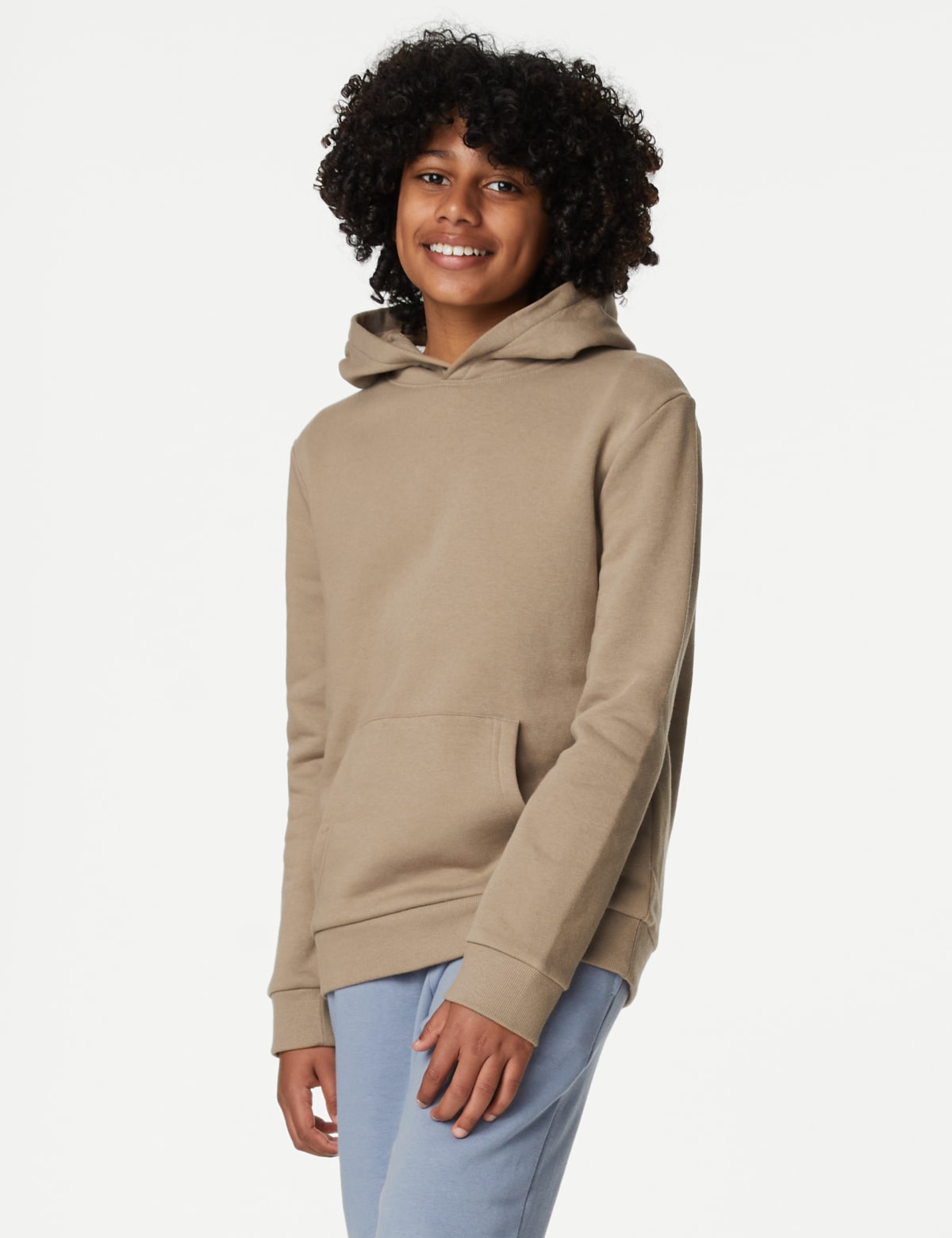 

Marks & Spencer Cotton Rich Plain Hoodie (6-16 Yrs) (BOYS, COFFEE, 7-8 Y)