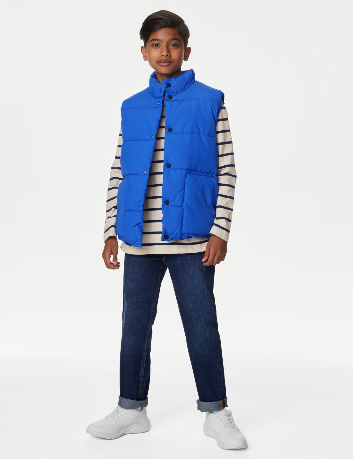 

Marks & Spencer Stormwear™ Borg Lined Padded Gilet (6 - 16 Yrs) (BOYS, BLUE, 13-14)