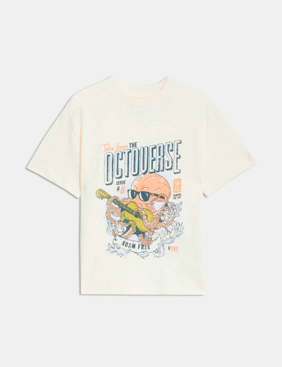 

Marks & Spencer Pure Cotton Print T-Shirt (2-8 Yrs) (BOYS, NEUTRAL, 4-5 Y)