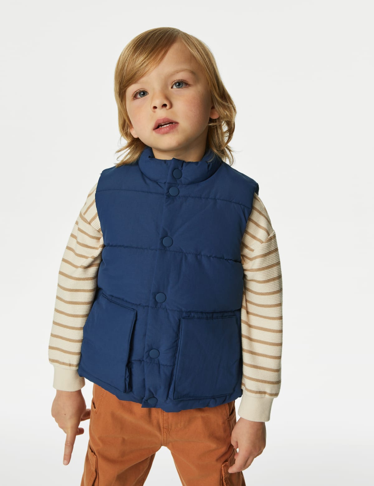 

Marks & Spencer Stormwear™ Padded Gilet (2 - 8 Yrs) (BOYS, NAVY, 3-4 Y)