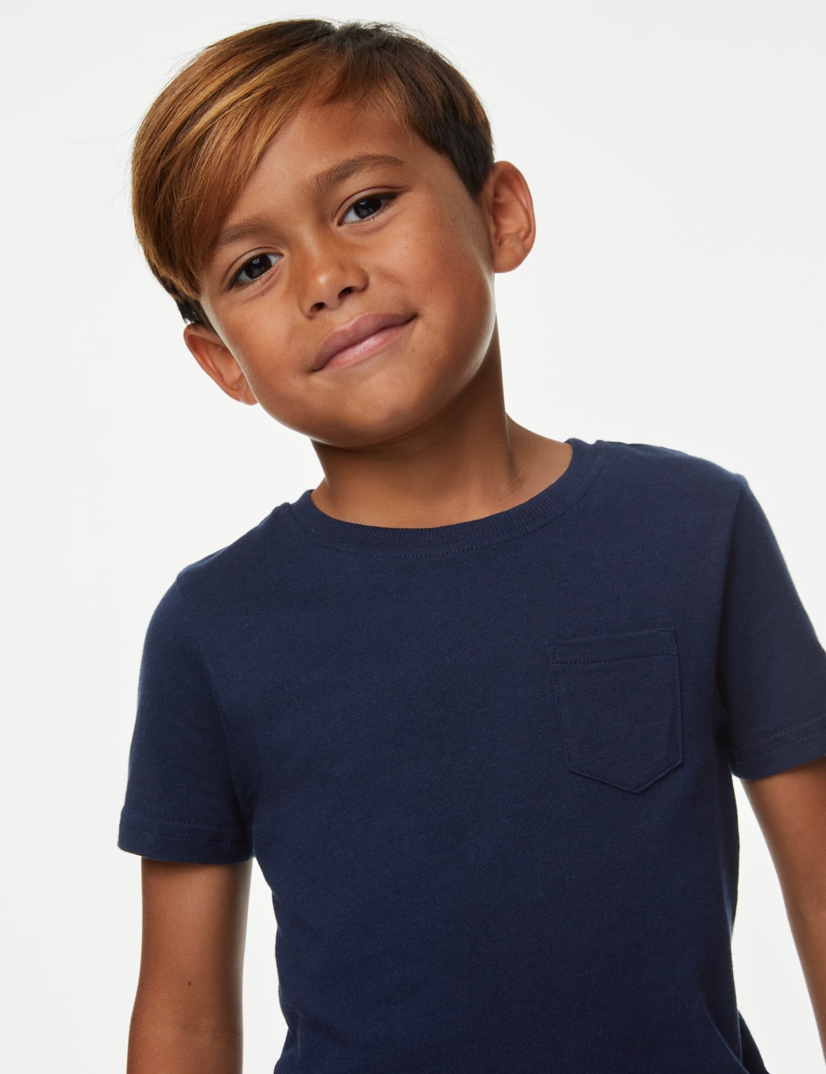 

Marks & Spencer Pure Cotton Plain T-Shirt (BOYS, NAVY, 2-3 Y)