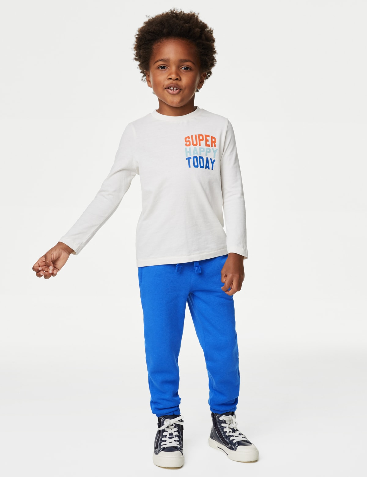 

Marks & Spencer Cotton Rich Joggers (2-8 Yrs) (BOYS, BRIGHT BLUE, 2-3 Y)