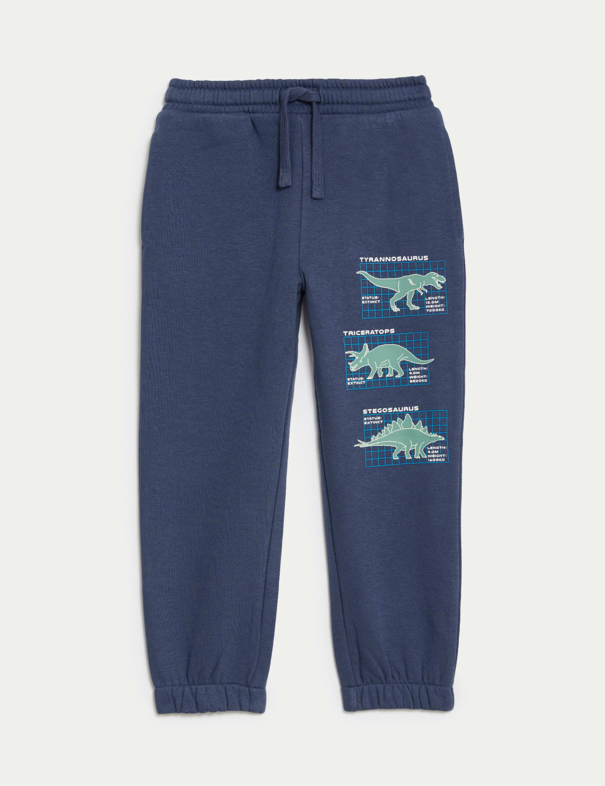 

Marks & Spencer Cotton Rich Dinosaur Joggers (2-8 Yrs) (BOYS, AIR FORCE BLUE, 2-3 Y)