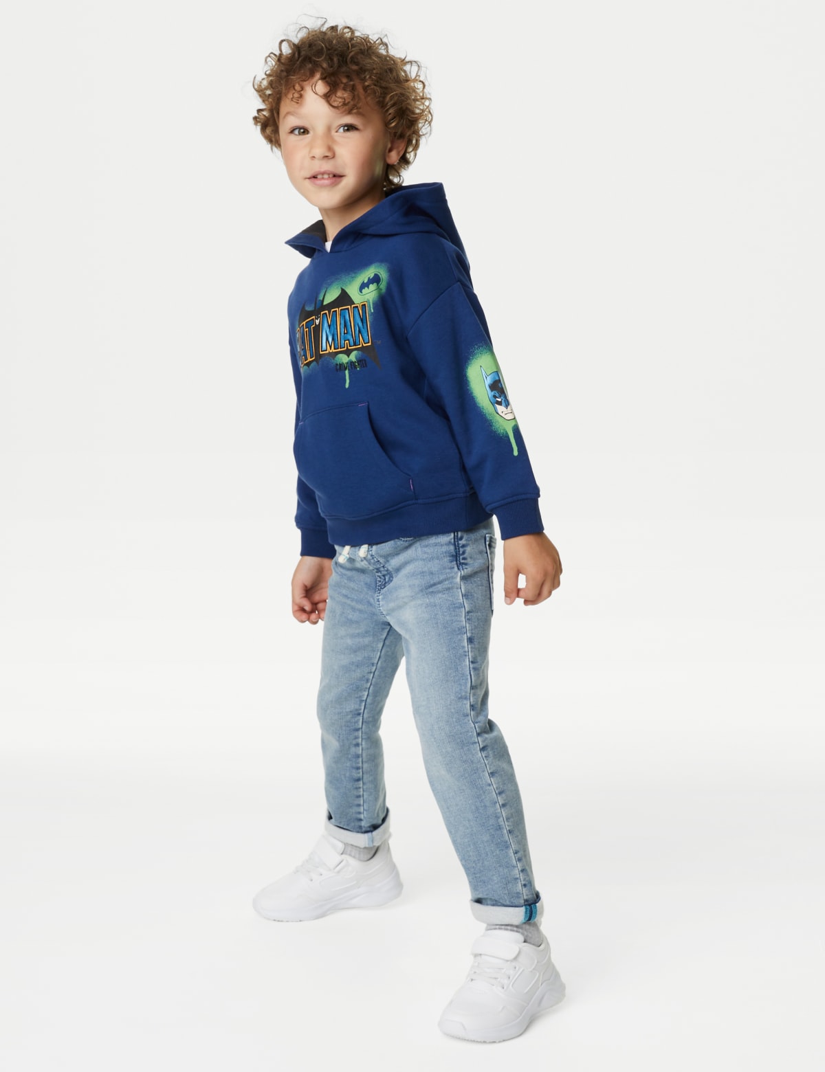 

Marks & Spencer Cotton Rich Batman™ Hoodie (2-8 Yrs) (BOYS, BLUE MIX, 5-6 Y)