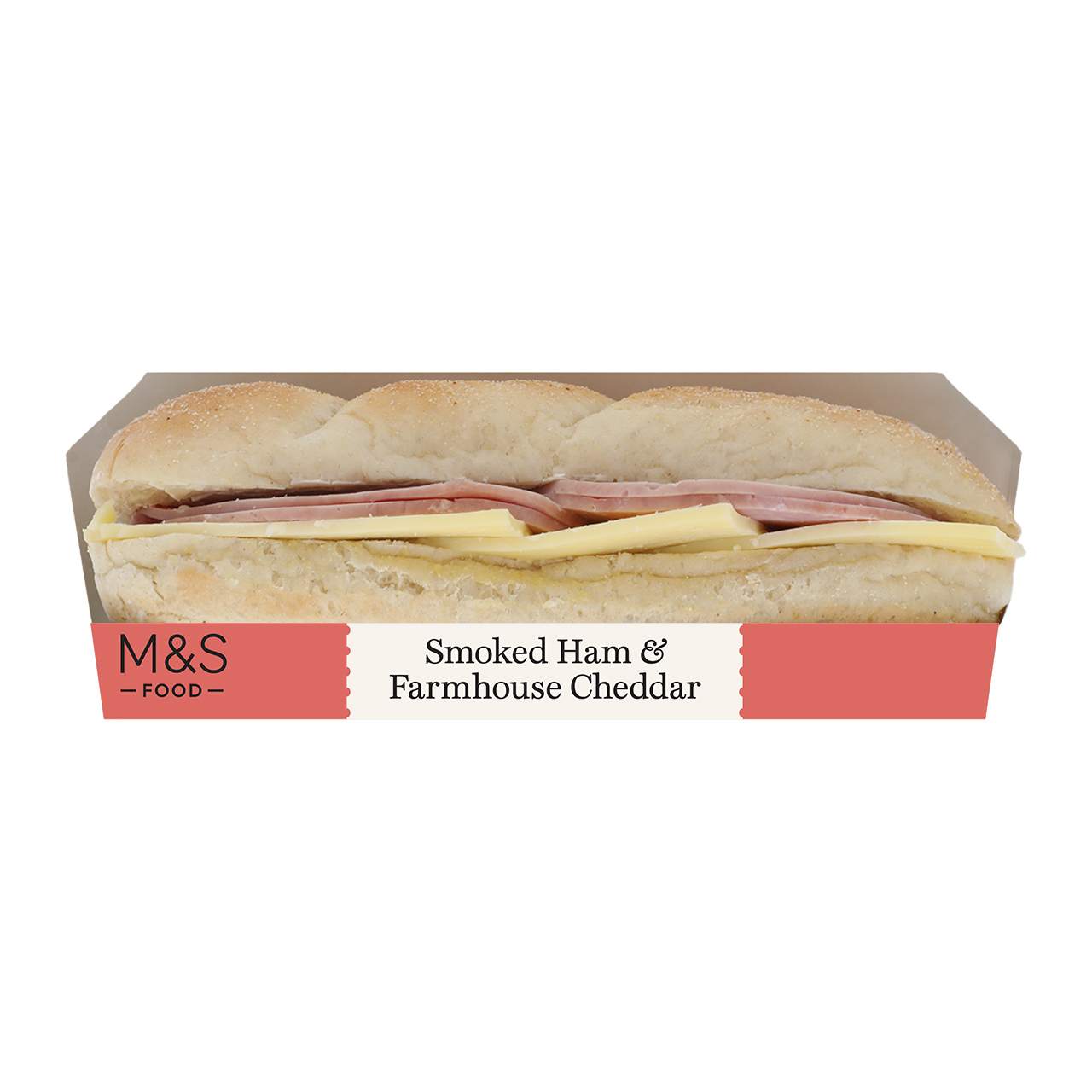 M&S Smoked Ham and Farmhouse Cheddar Roll