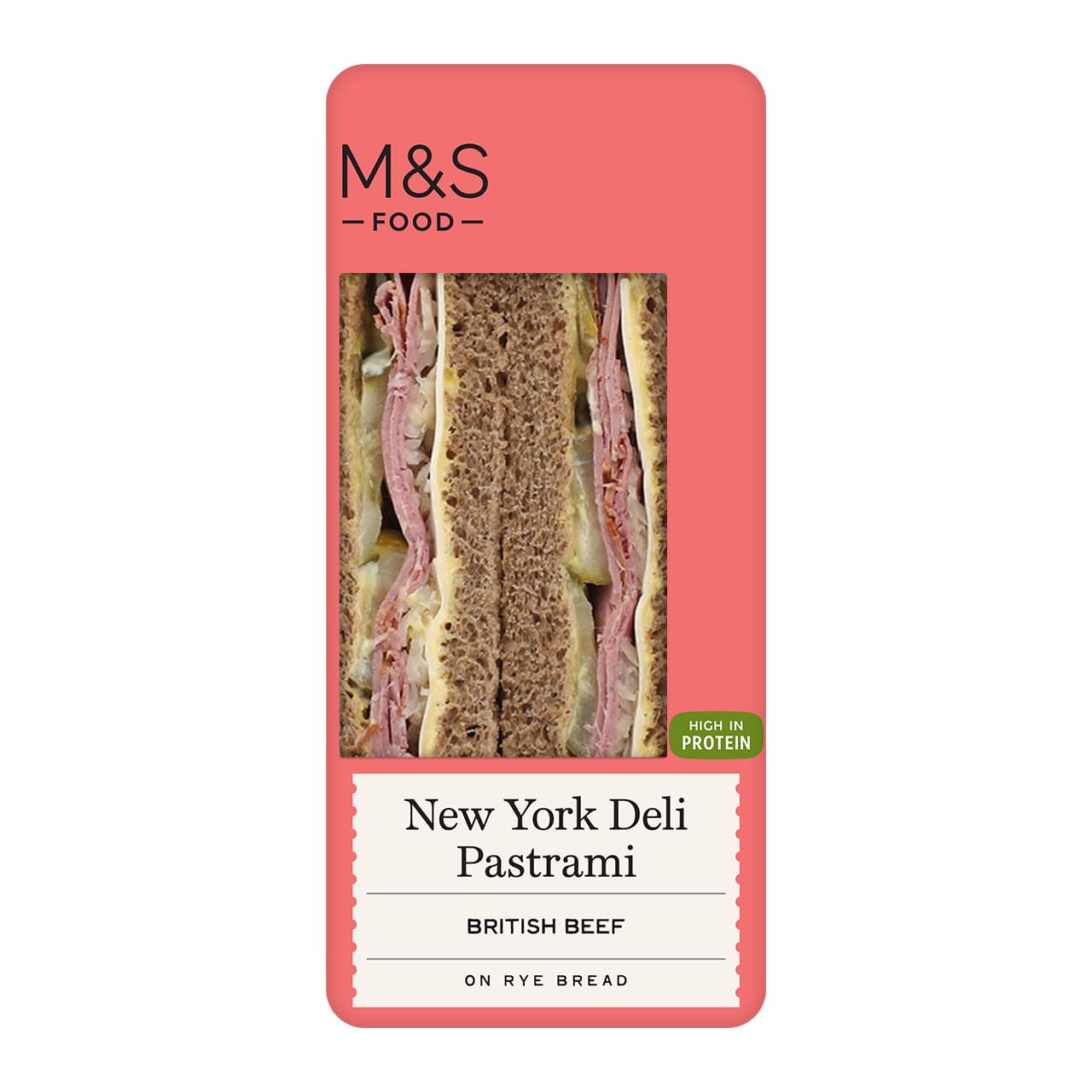 M&S New York Deli Pastrami Sandwich