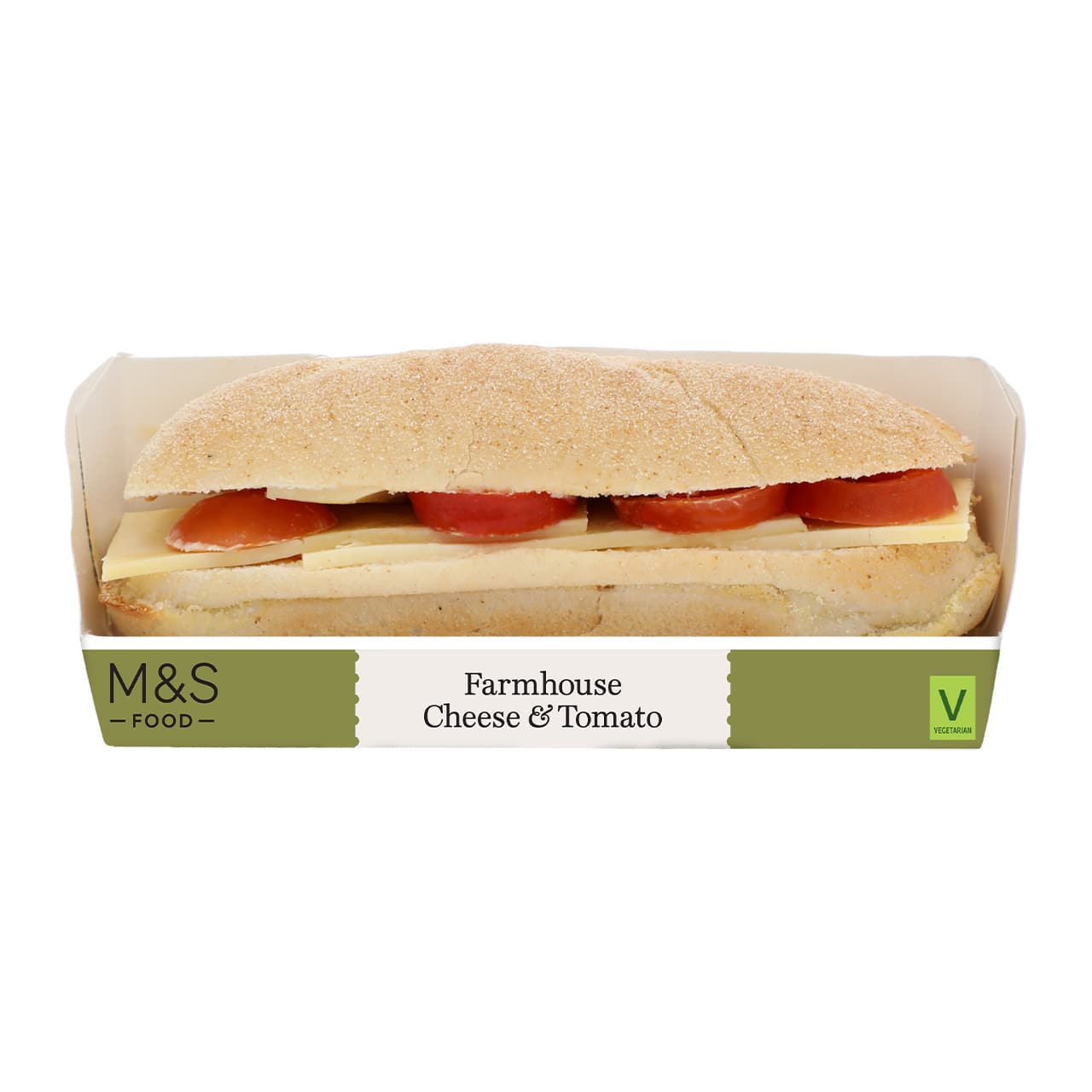 M&S Farmhouse Cheese & Tomato Sub Roll