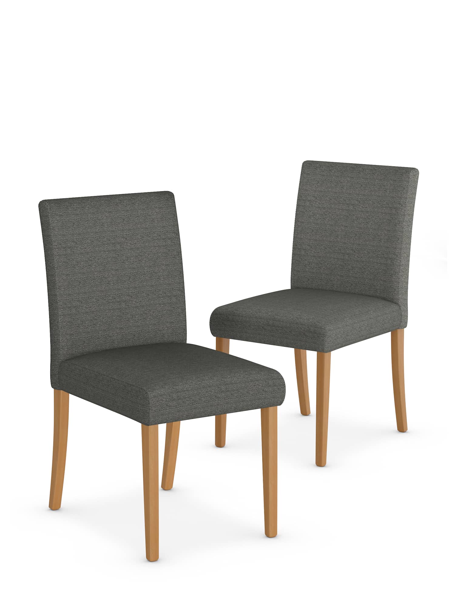 M&S Set of 2 Tromso Dining Chairs Grey