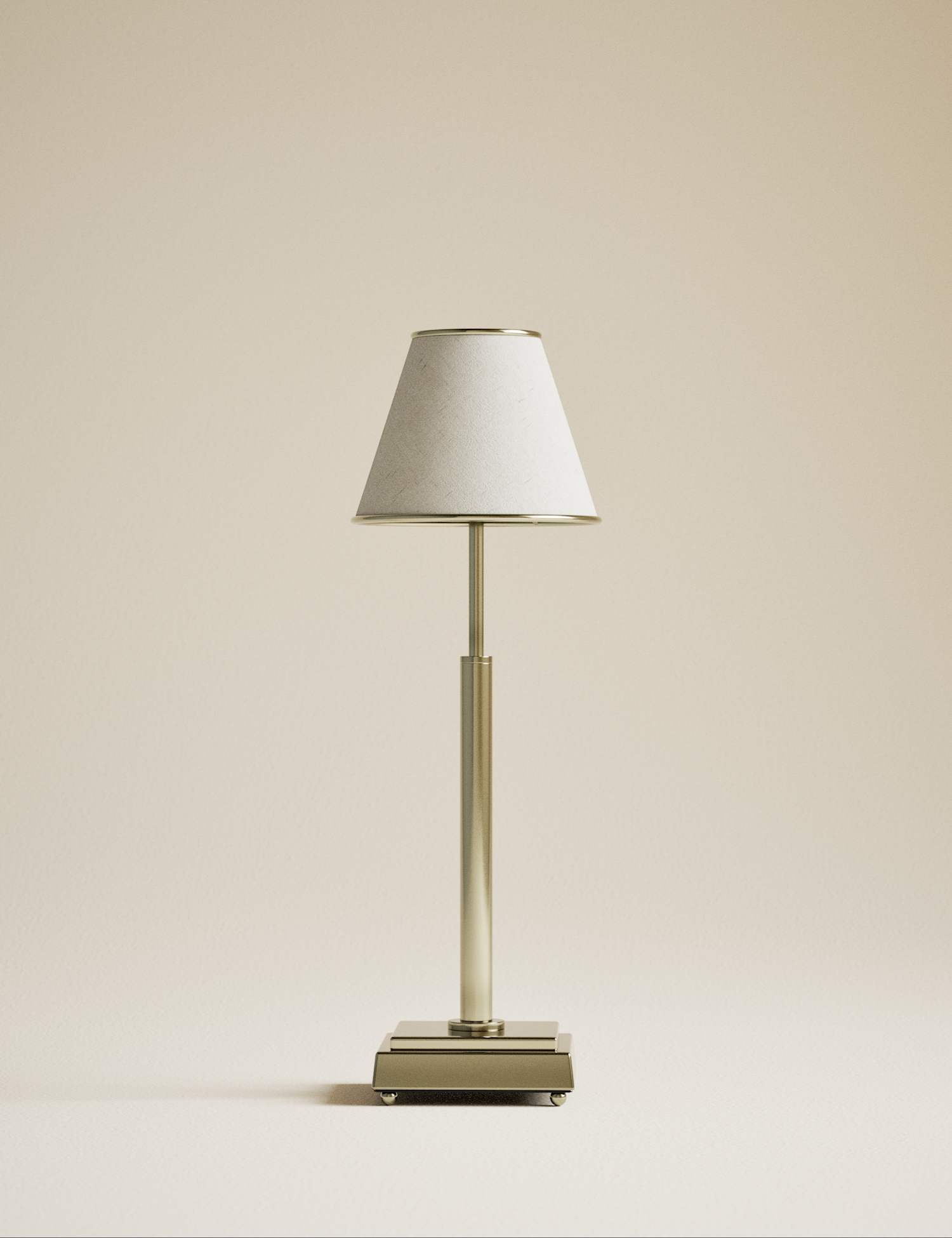 M&S Rechargeable Brass Table Lamp Antique Brass