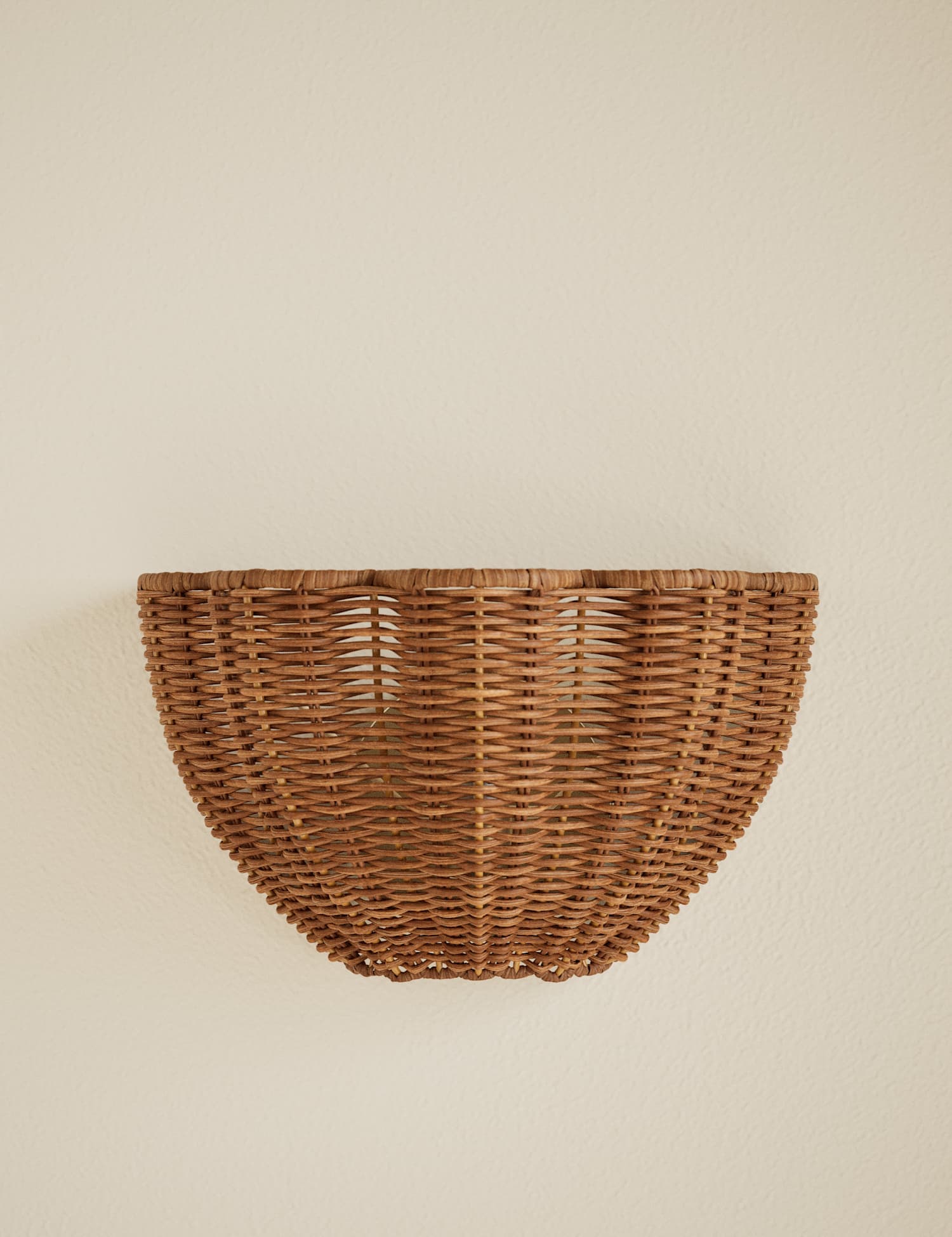 M&S Wicker Wall Light Natural