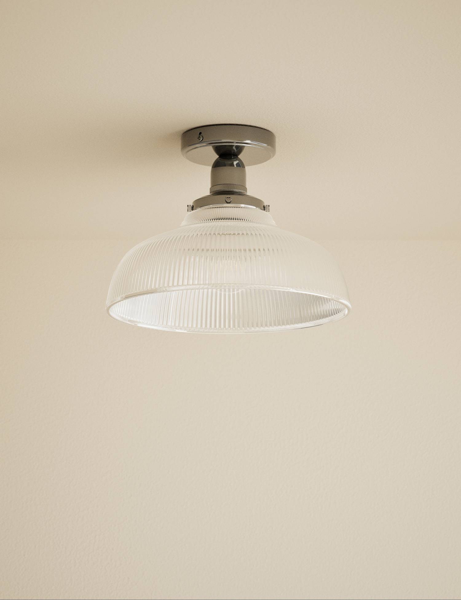 M&S Florence Flush Ceiling Light Chrome