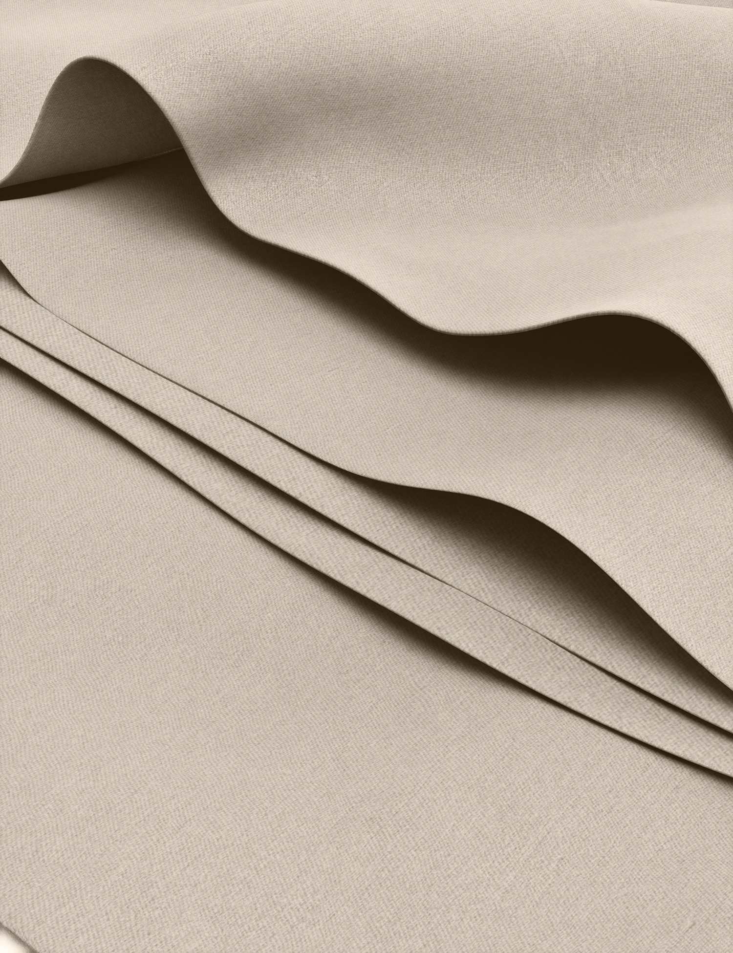 M&S Pure Cotton 300 Thread Count Flat Sheet Neutral