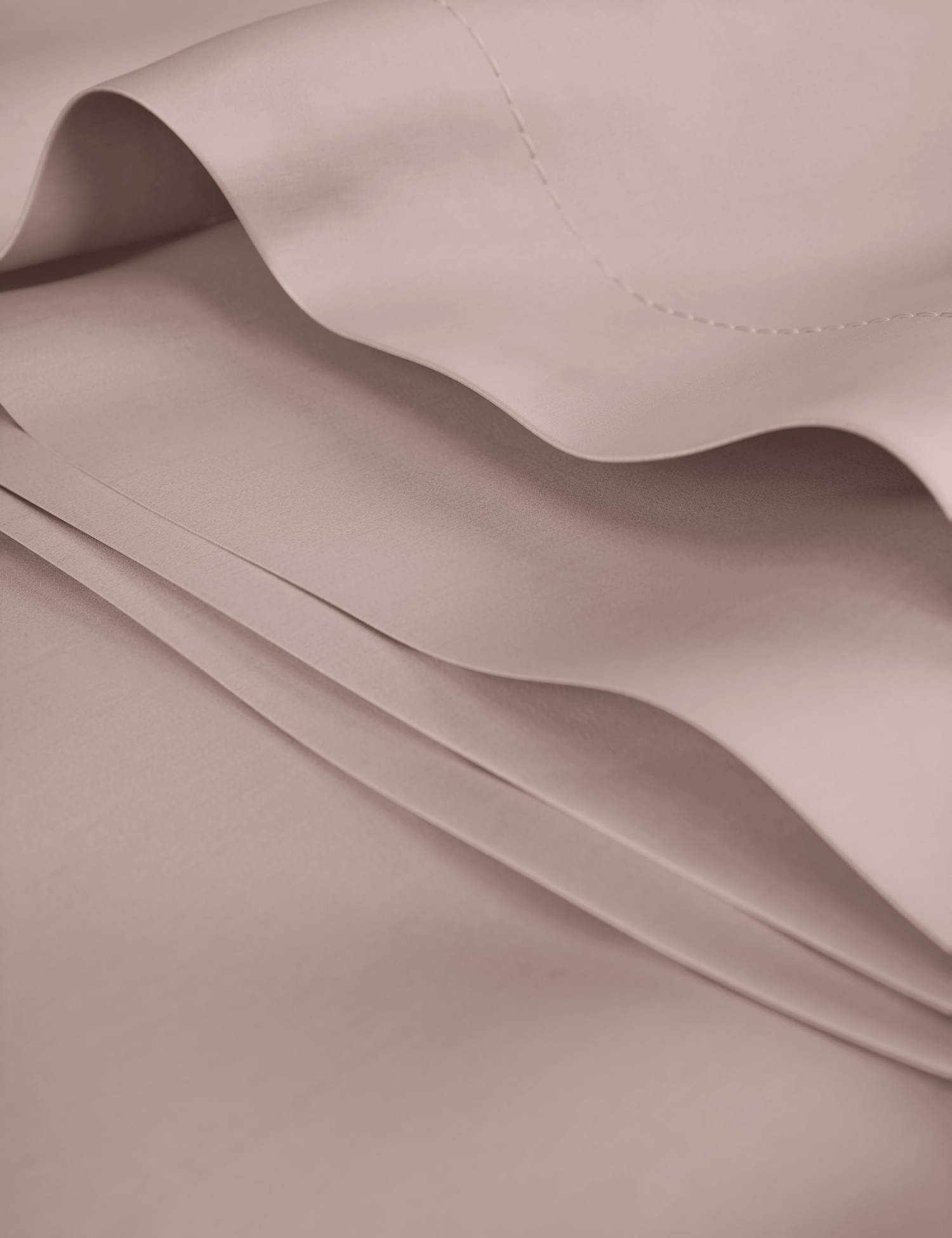 M&S Egyptian Cotton 400 Thread Count Silky Flat Sheet Blush Pink