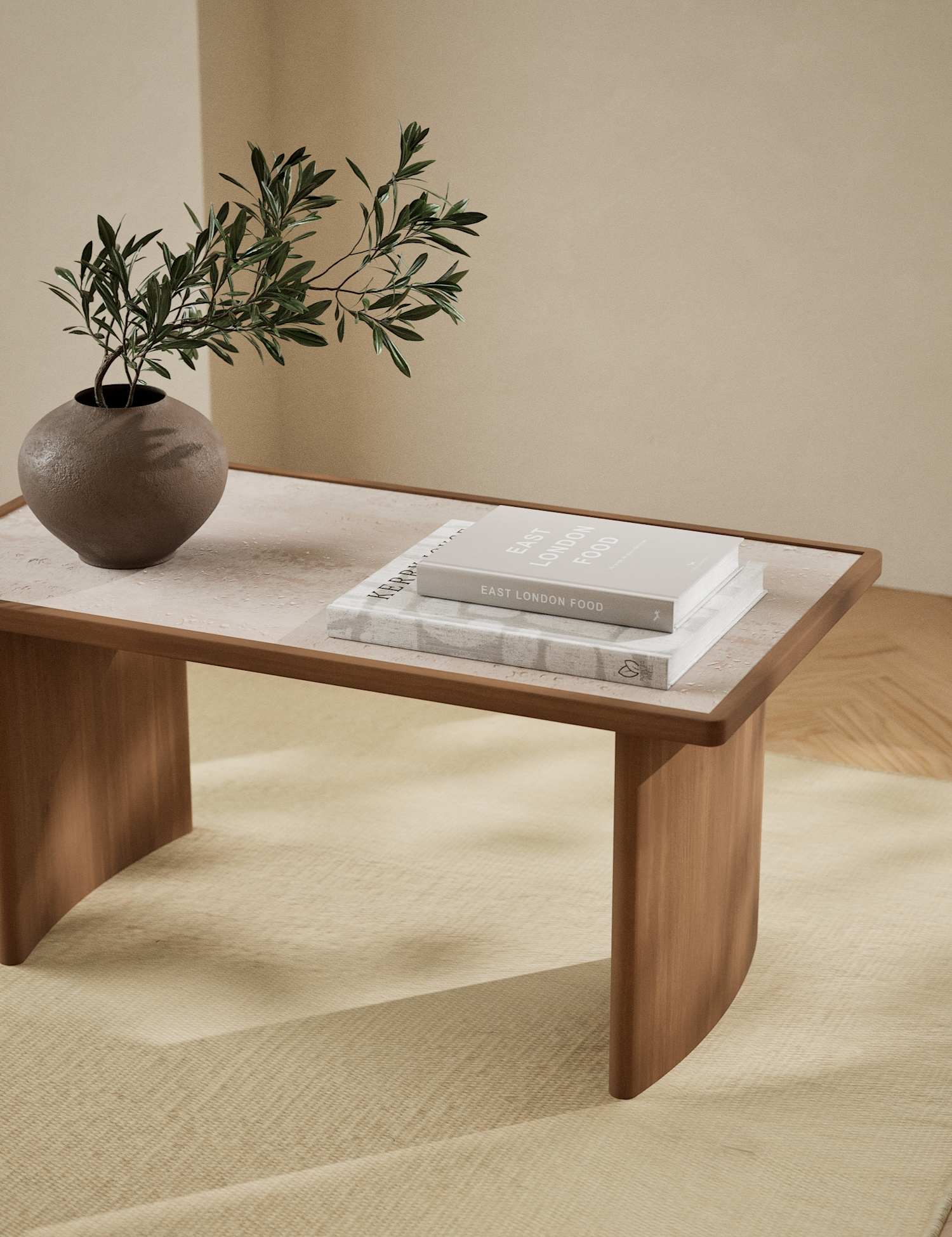 M&S Halston Coffee Table Chestnut