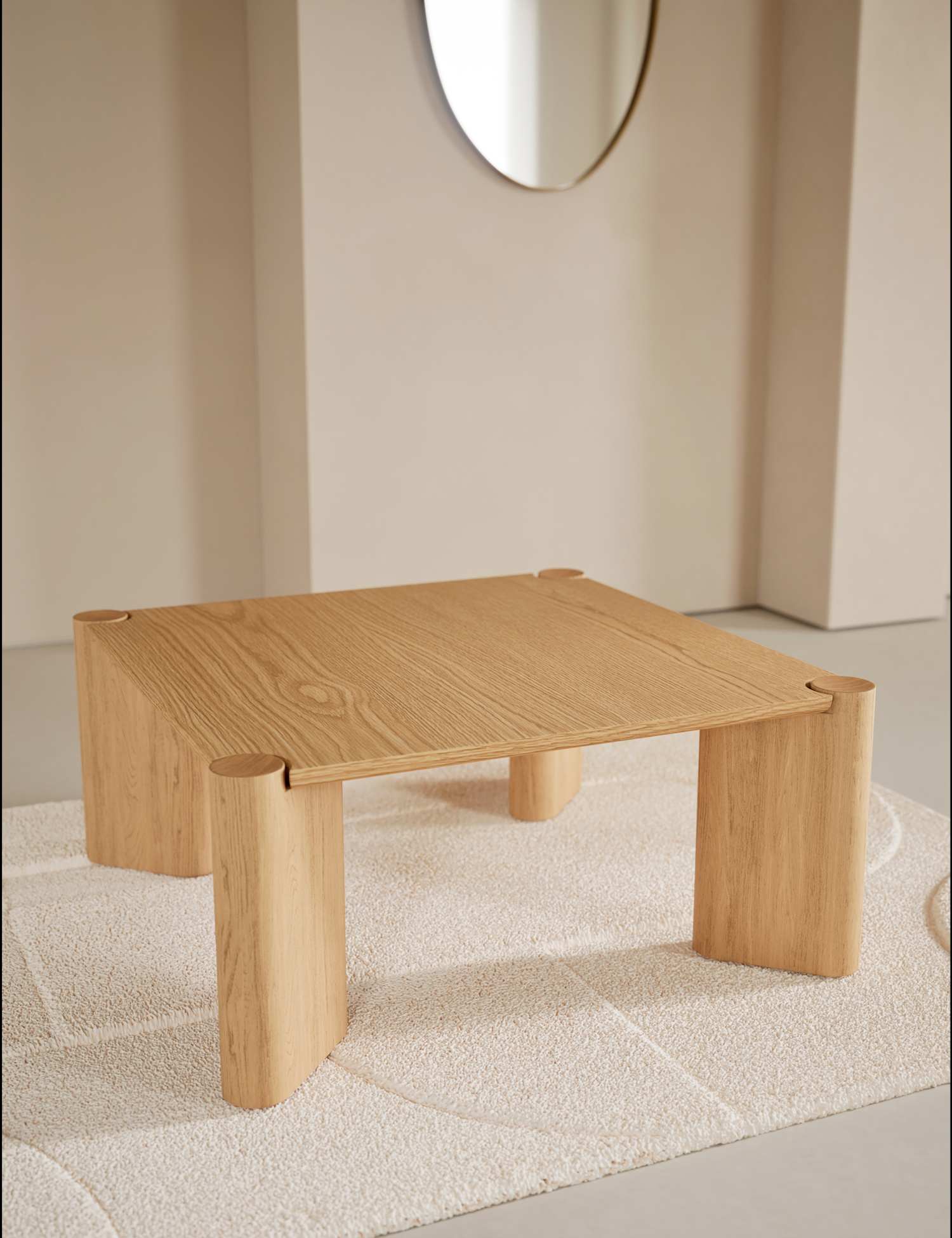 M&S Notched Oak Coffee Table Oak