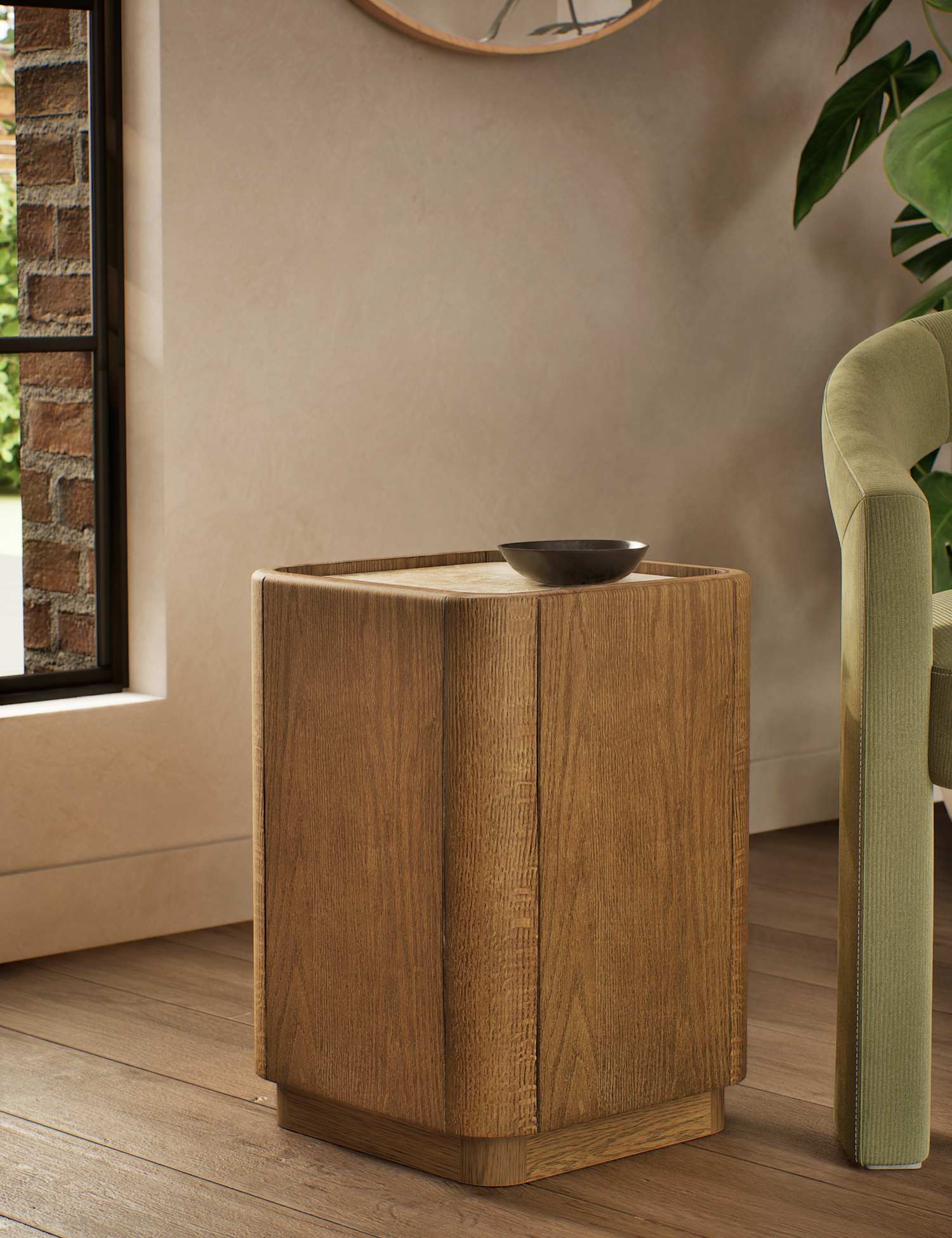 M&S Dempsey Side Table Natural Mix