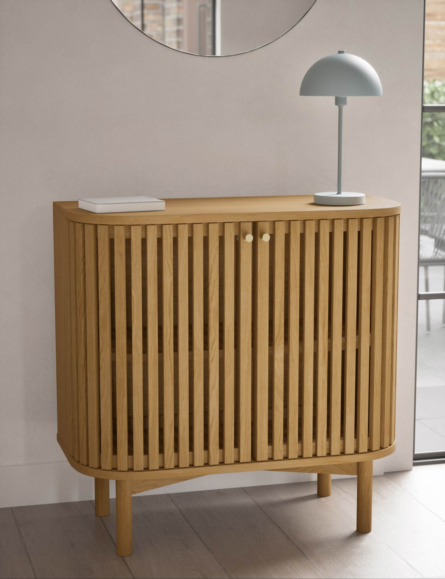 M&S Boardwalk Compact Sideboard Natural