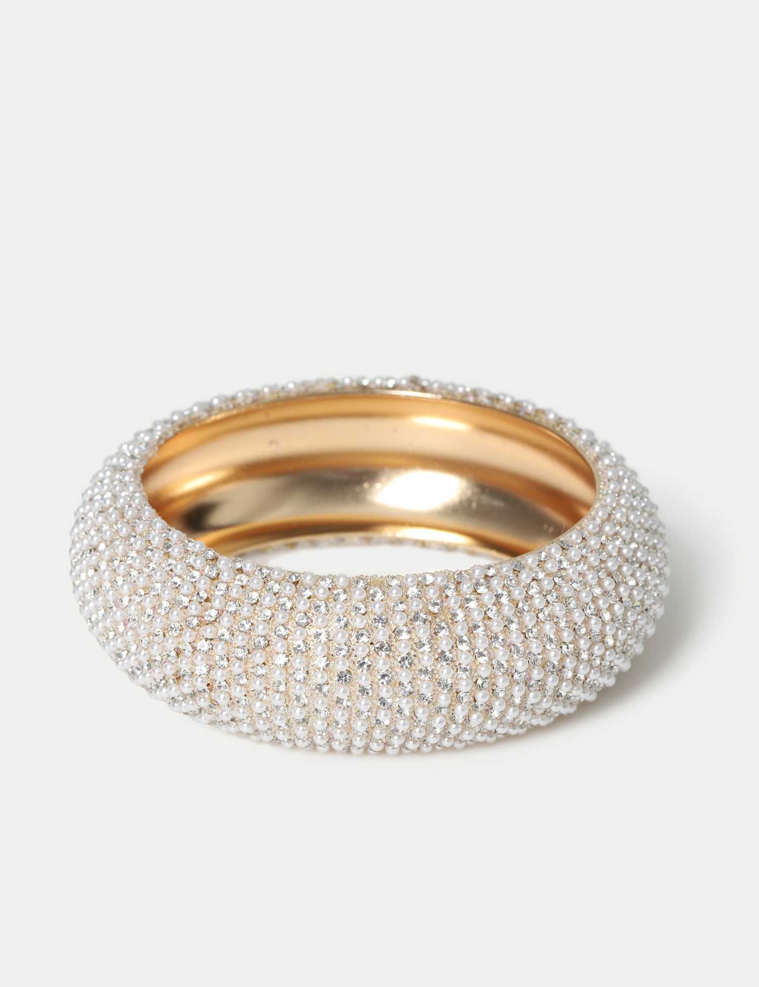 M&S Pearl Effect Jelly Bangle White Mix