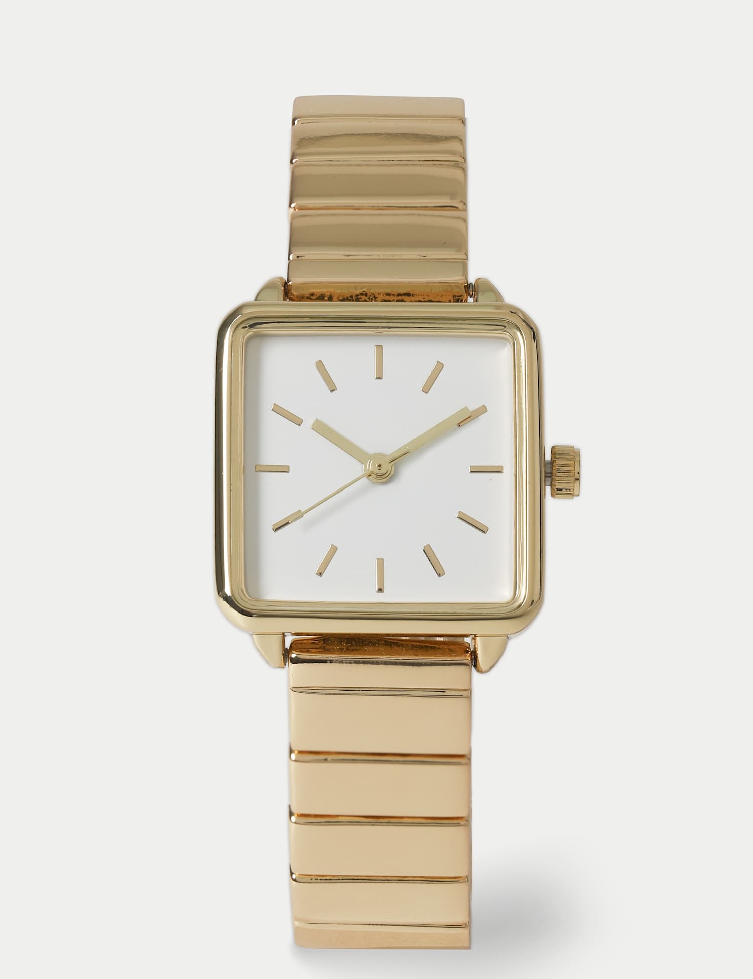 M&S Square Face Watch Gold
