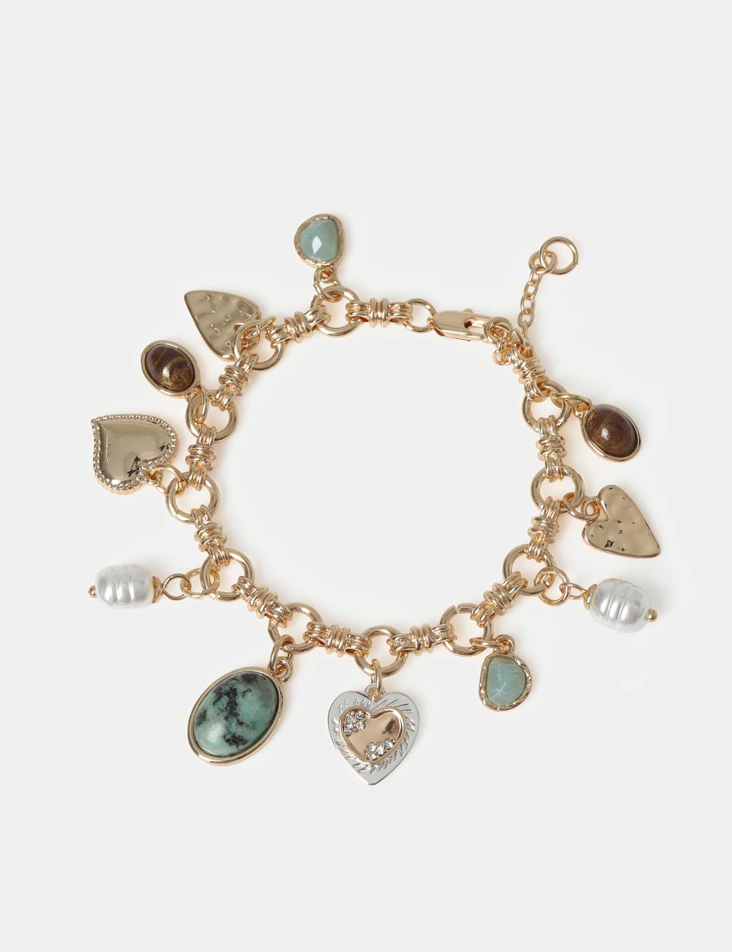 Per Una Natural Stone Charm Wristwear Multi