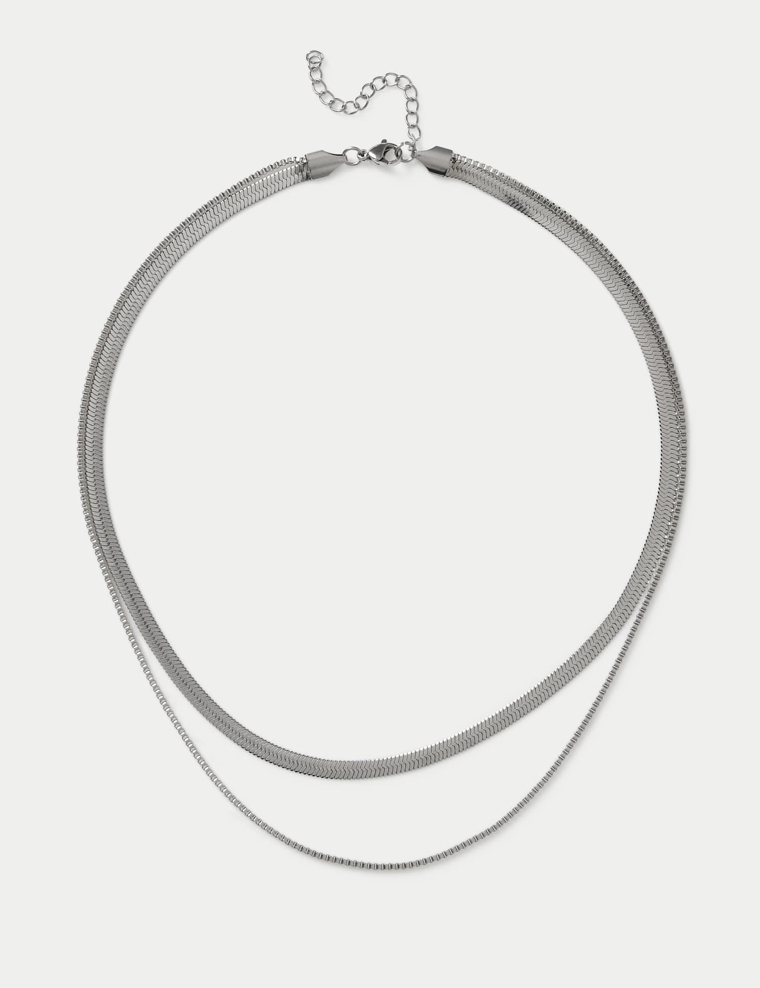 M&S 2 Pack Snake Chain Necklace Gold
