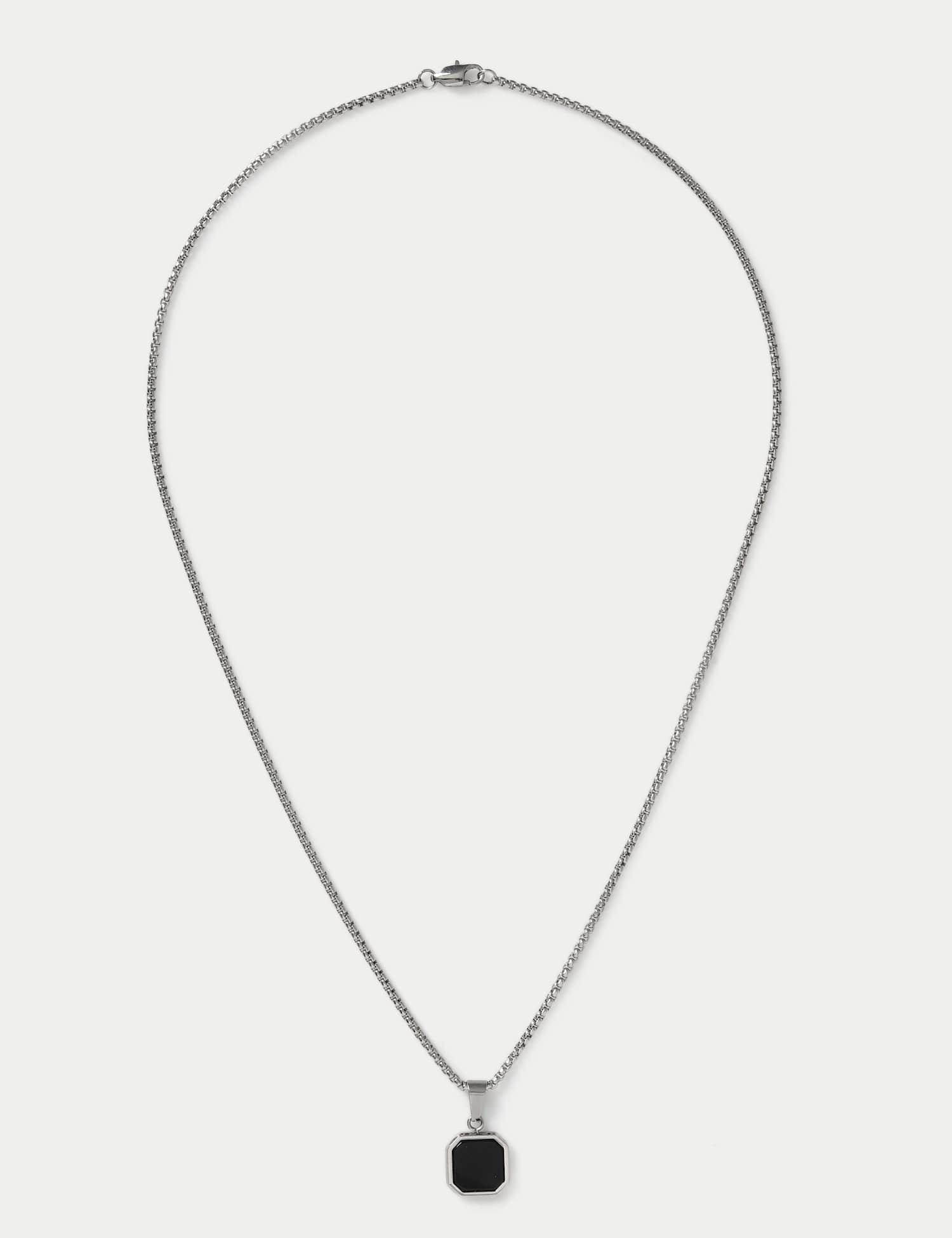 Autograph Auto Semi P Pendant Necklace Silver