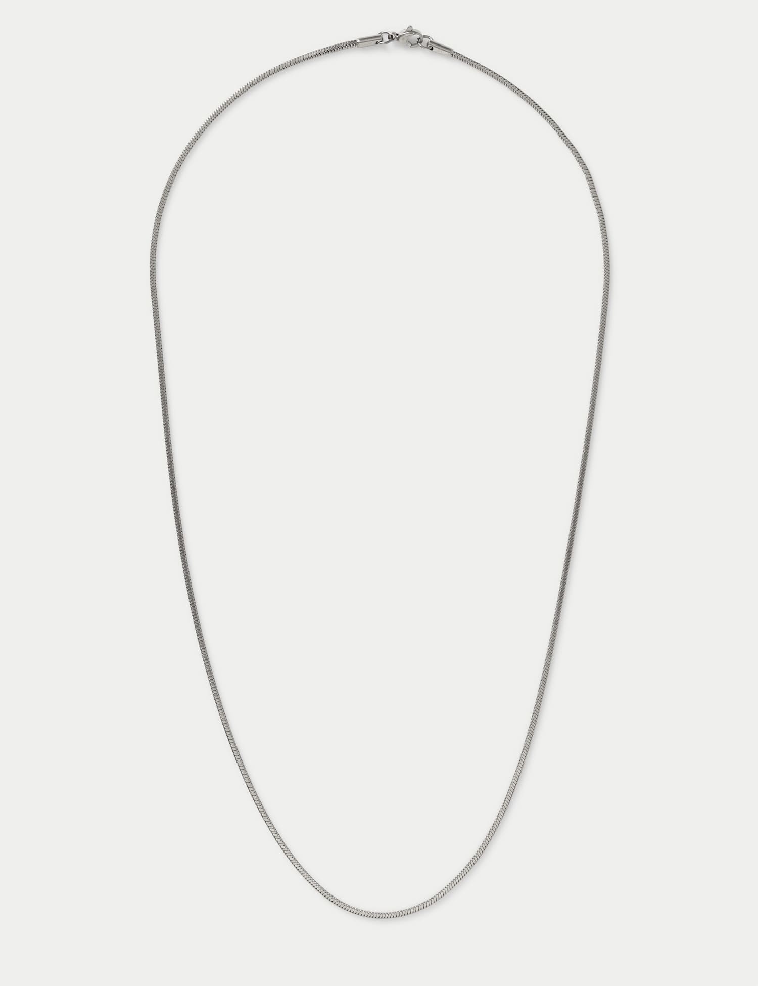 Autograph Auto Snake Chain Necklace Silver