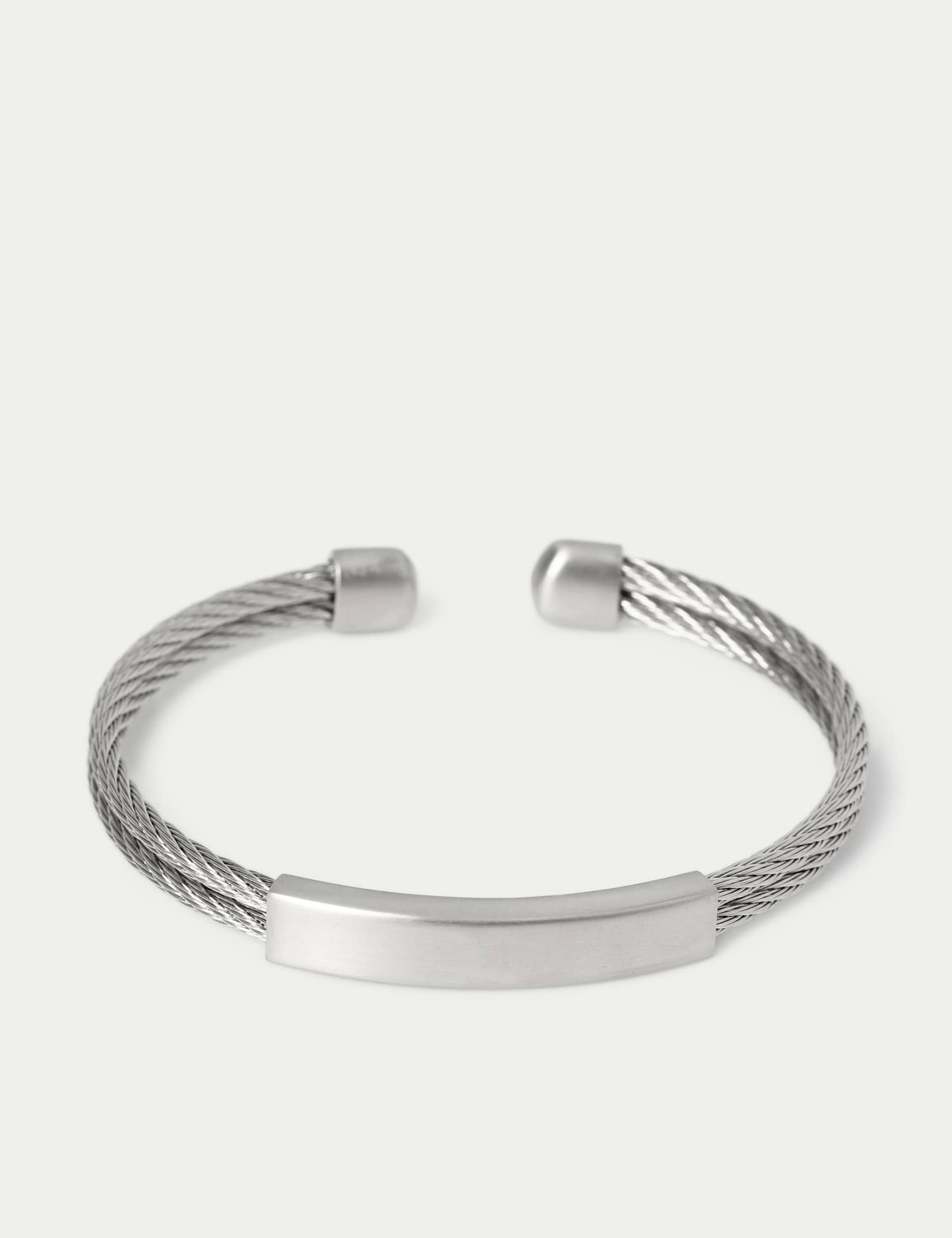 Autograph Auto Stainless Mesh Cuff Silver