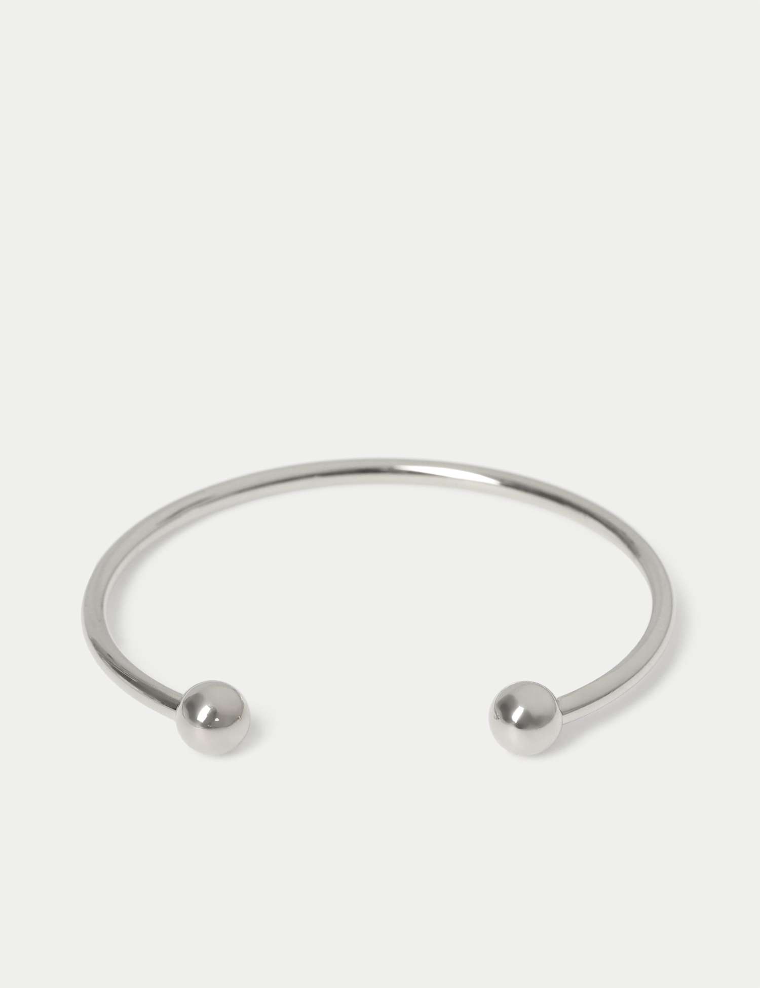M&S Stainless Ball Cuff Silver