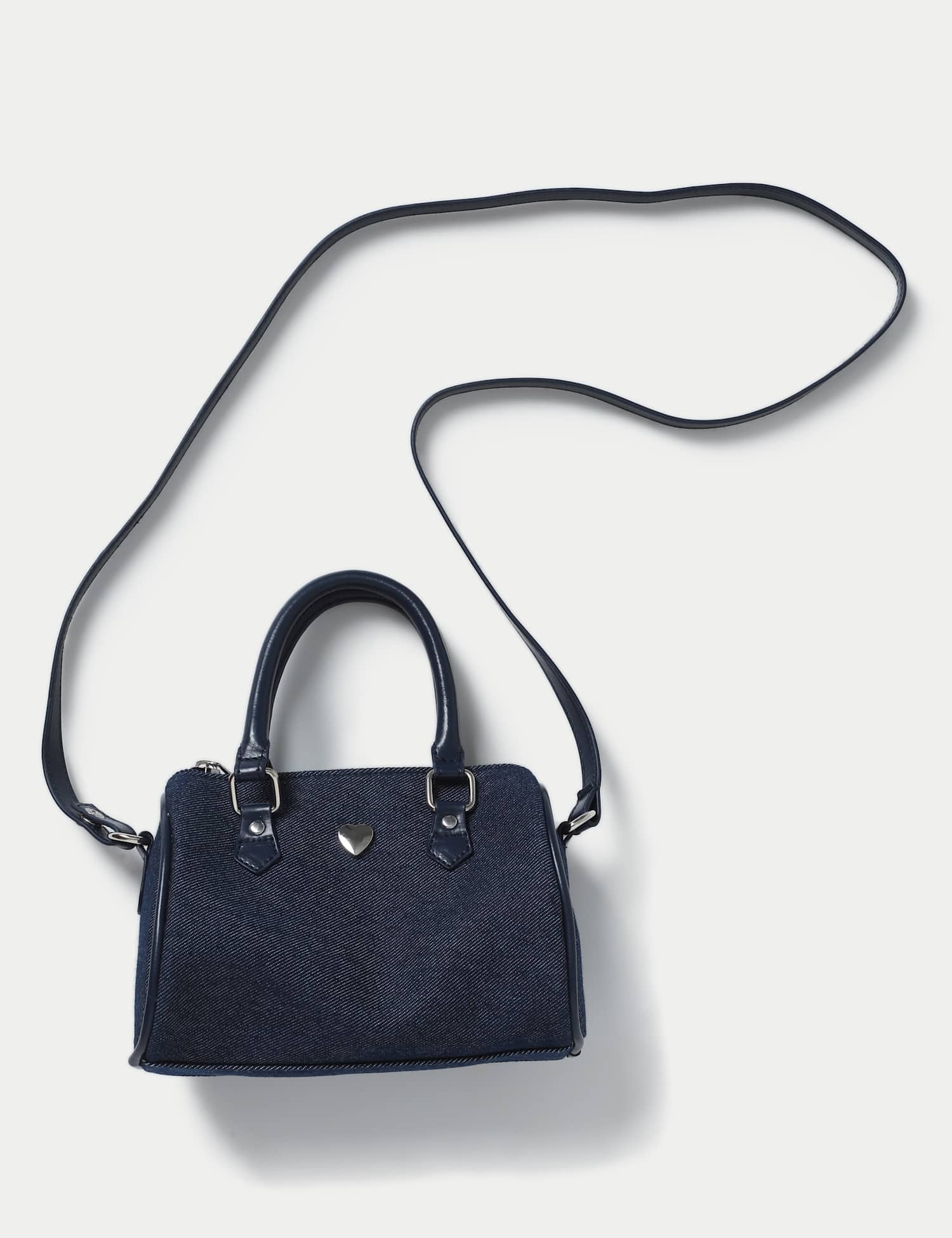 M&S Denim Bowling Bag Blue
