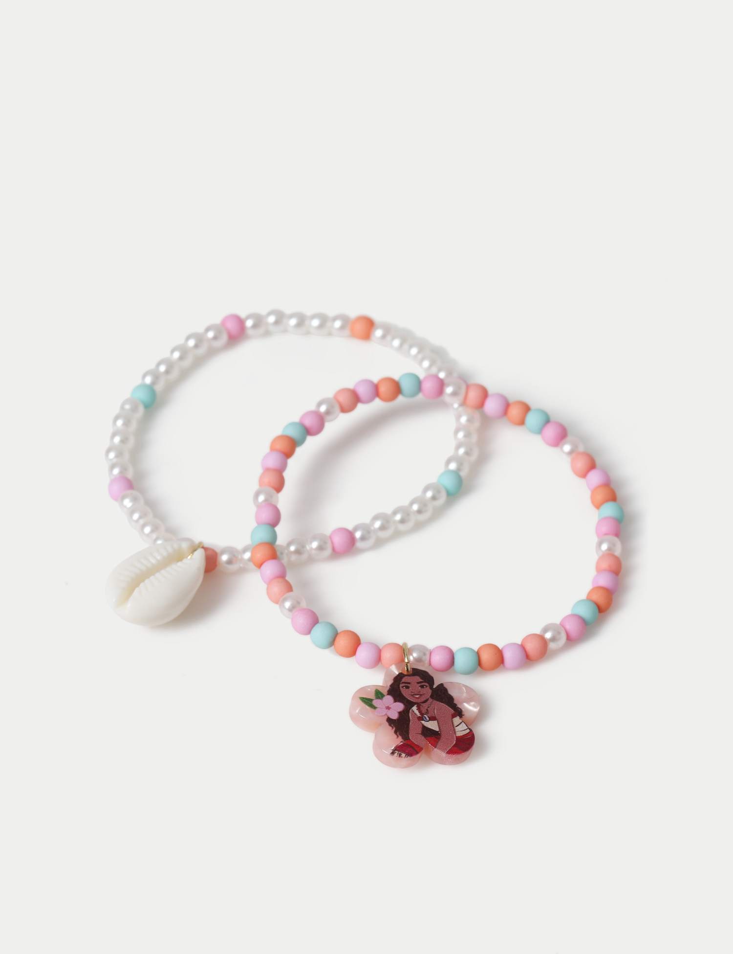 M&S Moana� Shell Bracelet Set Multi