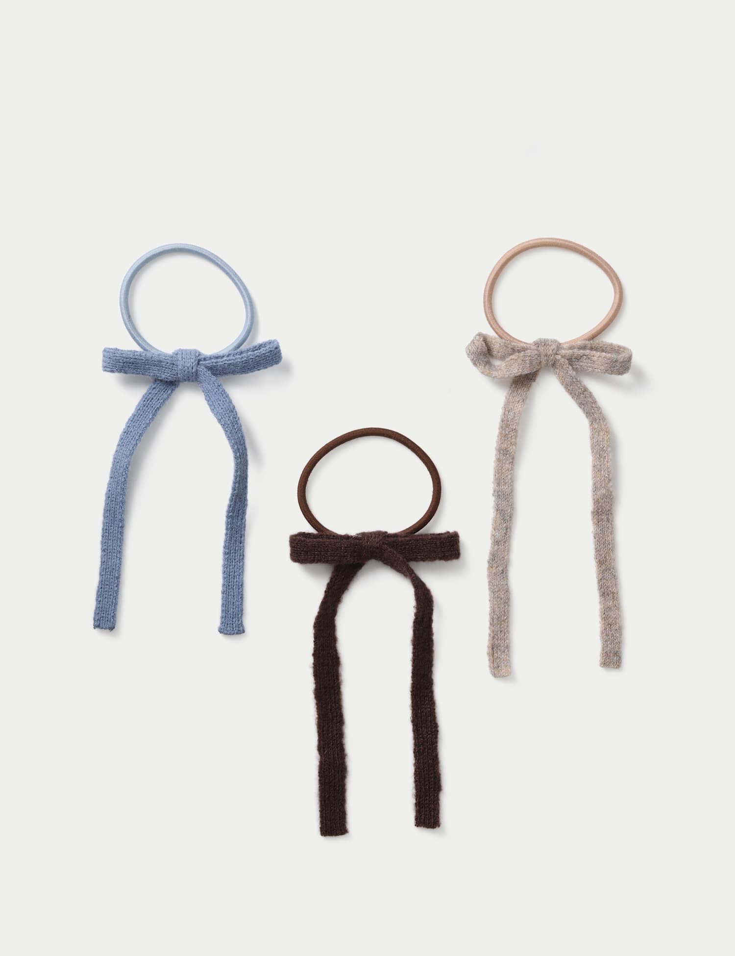M&S Knitted Long Bow Ponios Multi