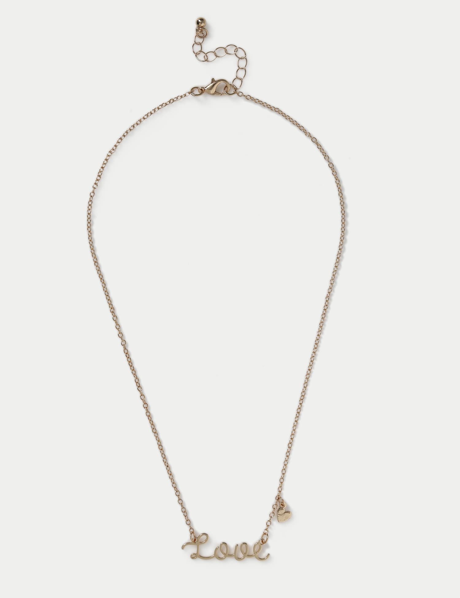 M&S Gold Love Necklace Gold