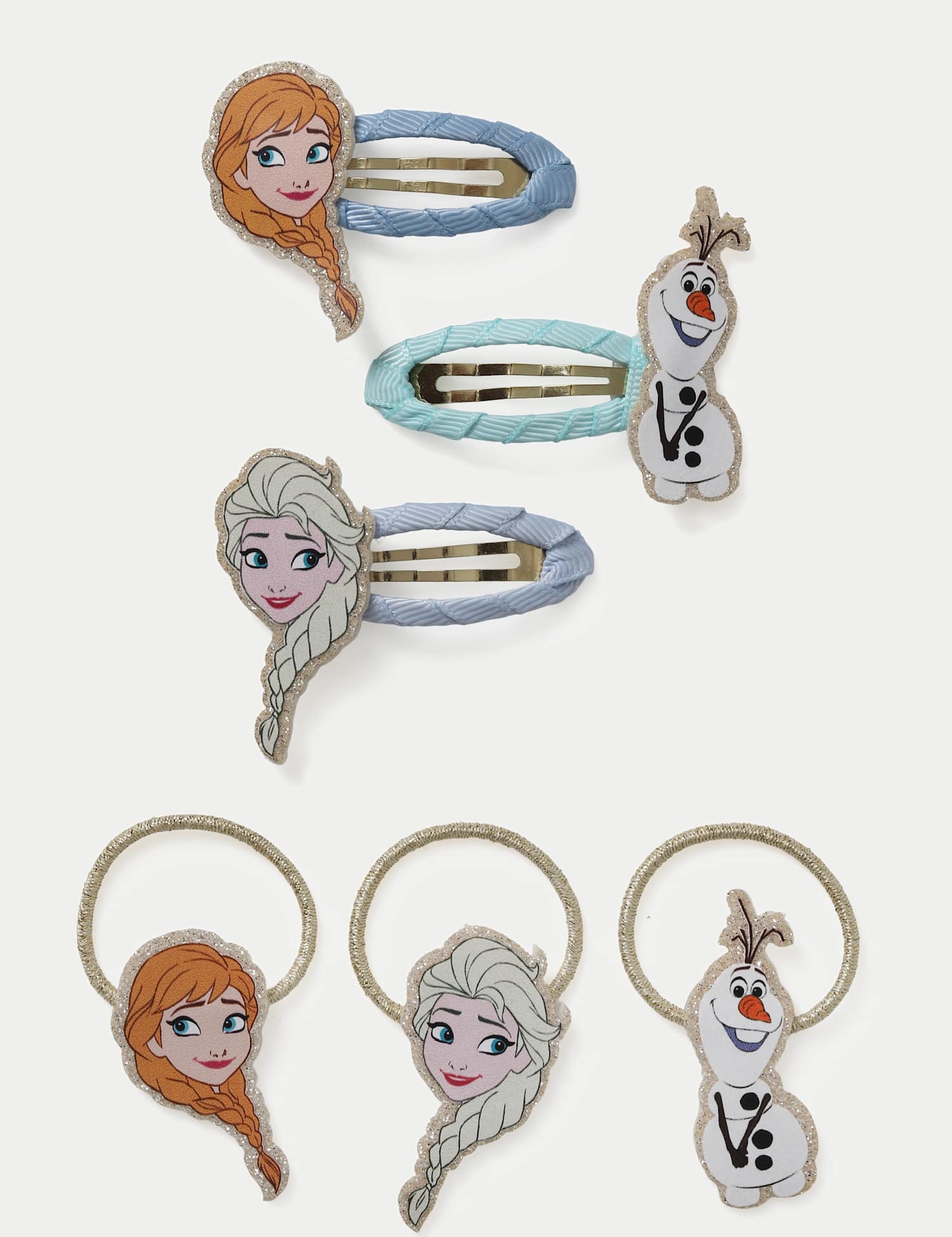 M&S Disney Frozen� Clip and Hairband Set Blue