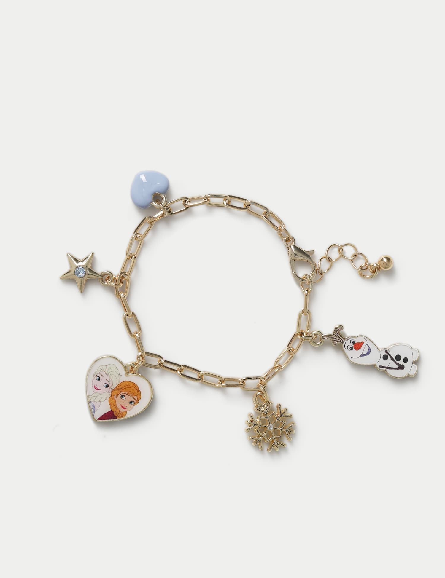 M&S Disney Frozen� Charm Bracelet Gold