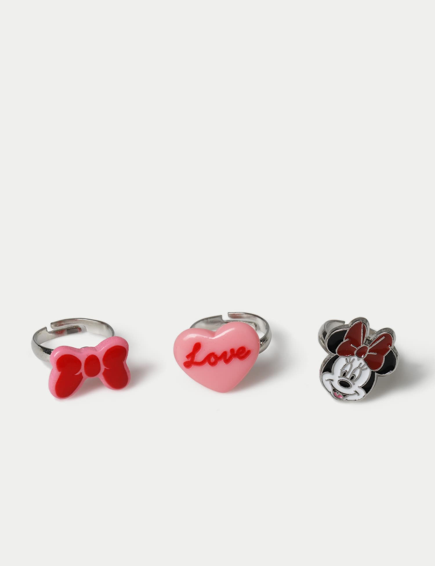 M&S Minnie Mouse Ring Pack Silver