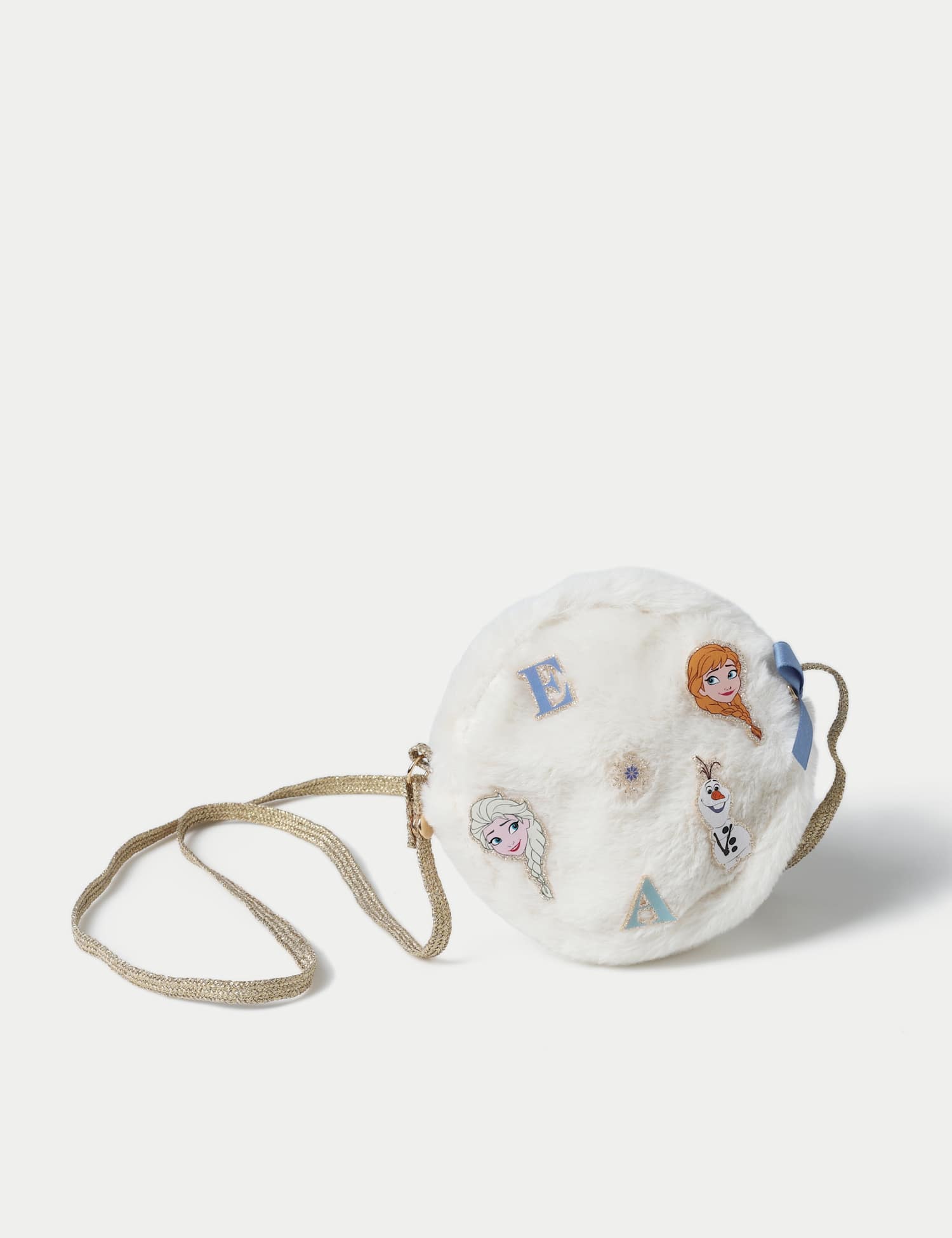 M&S Frozen� Fur Cross Body Bag White